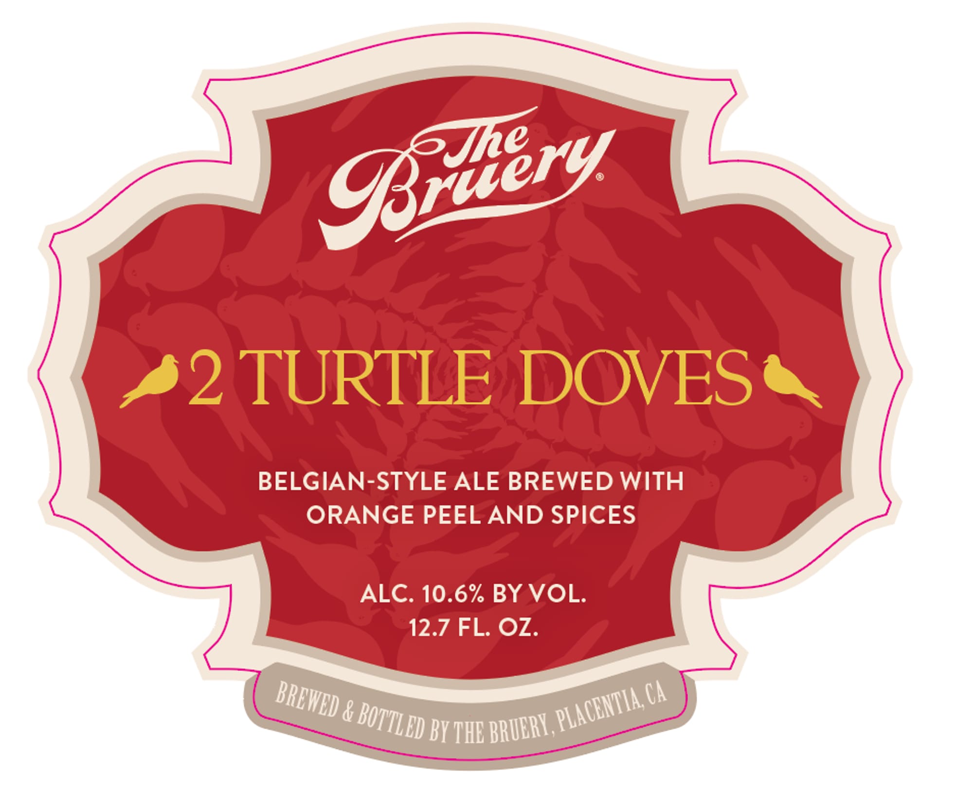 2 Turtle Doves by The Bruery - beer label