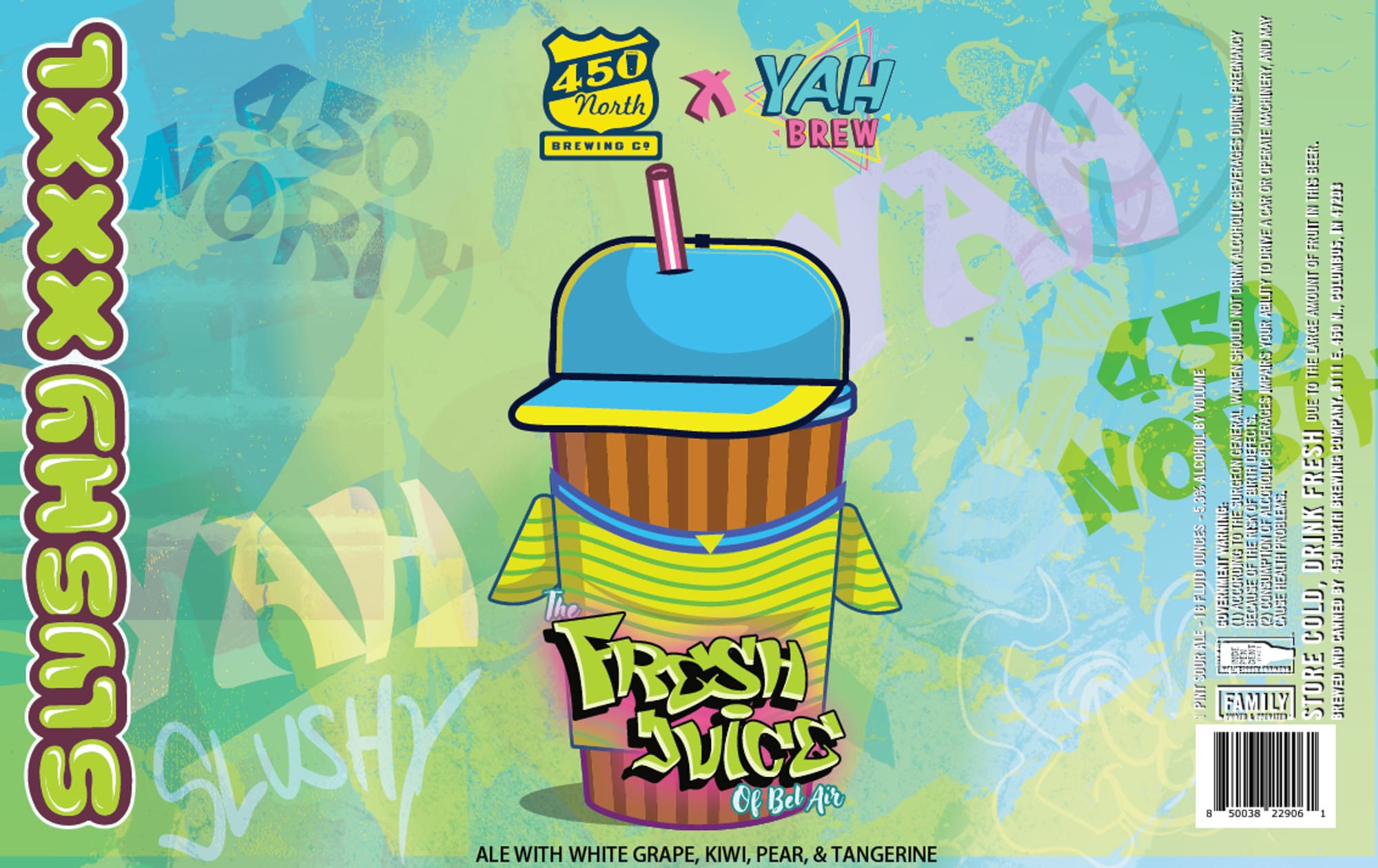 Slushy by 450 North Brewing Co. - beer label