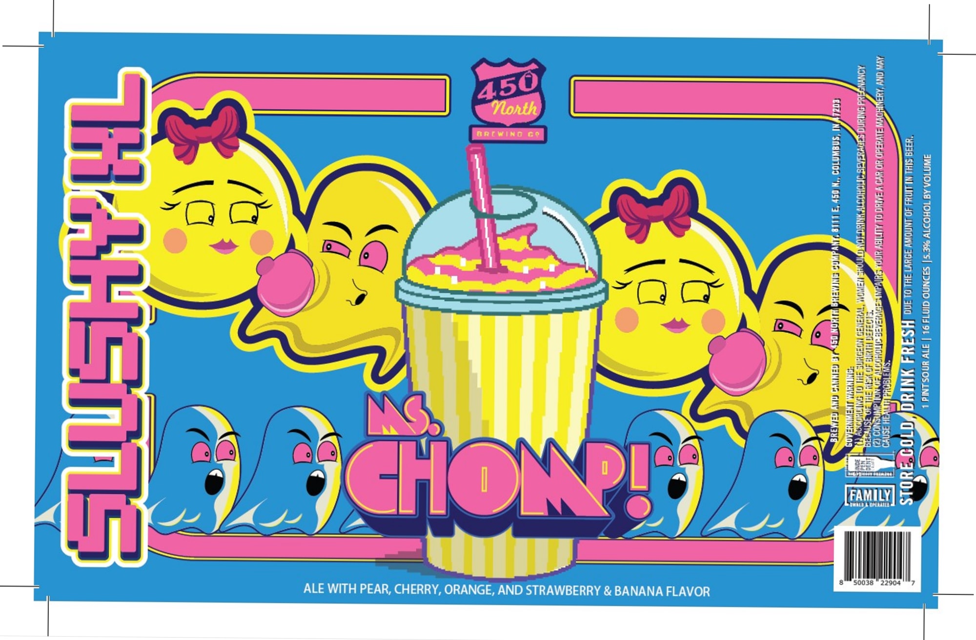 Chomp! by 450 North Brewing Co. - beer label
