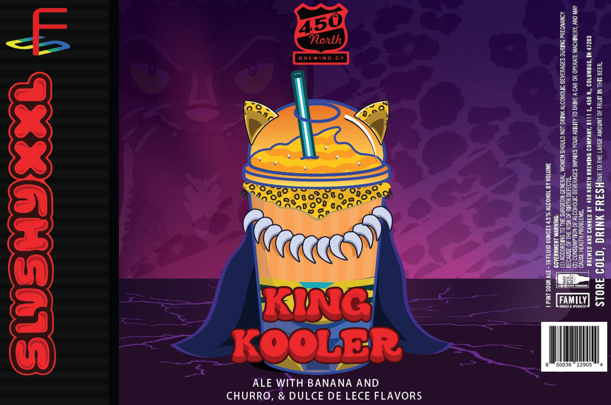 King Kooler by 450 North Brewing Co. - beer label