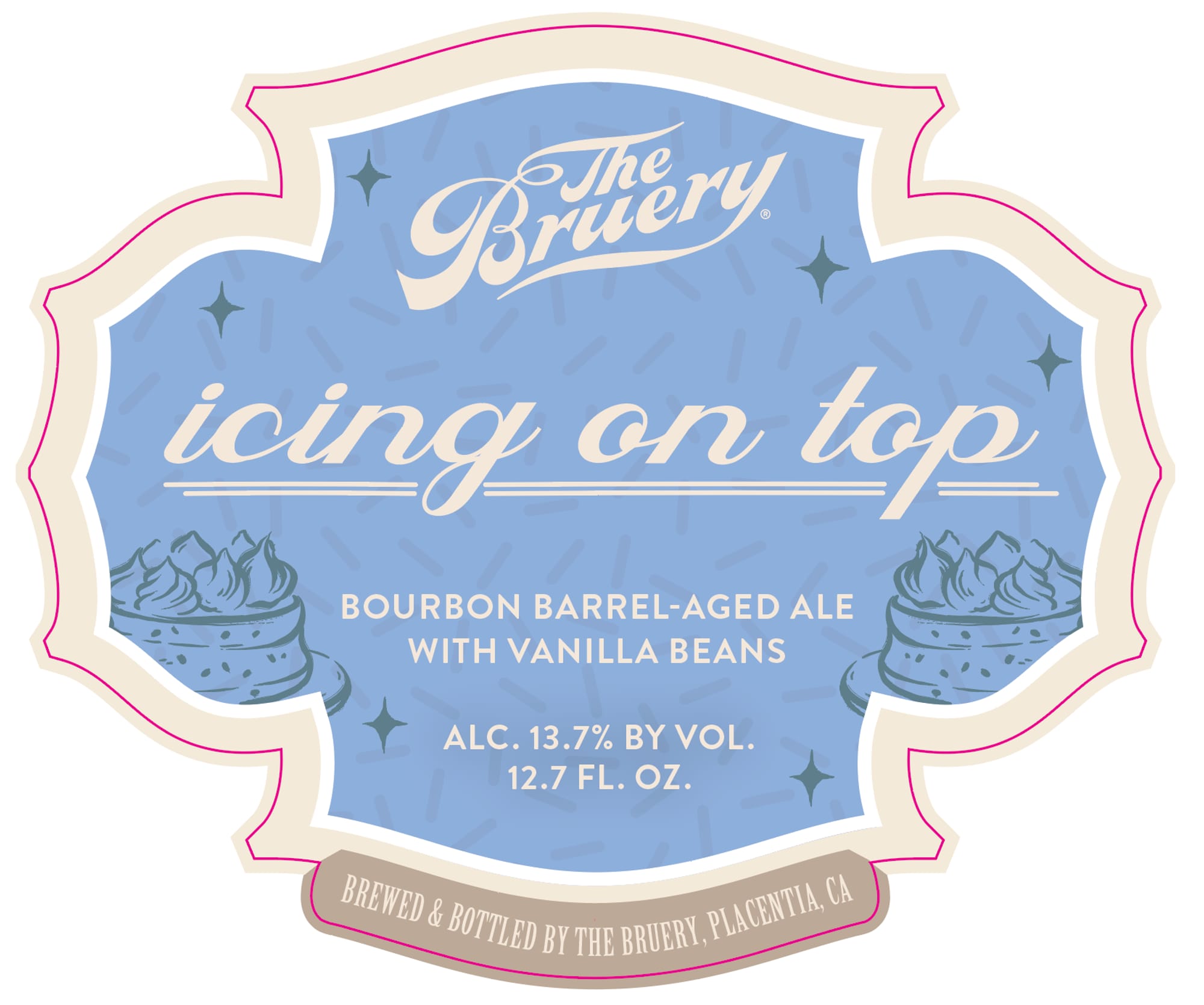Icing on Top by The Bruery - beer label