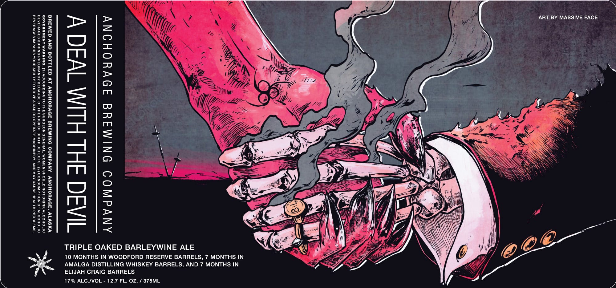 A Deal with the Devil by Anchorage Brewing Company - beer label