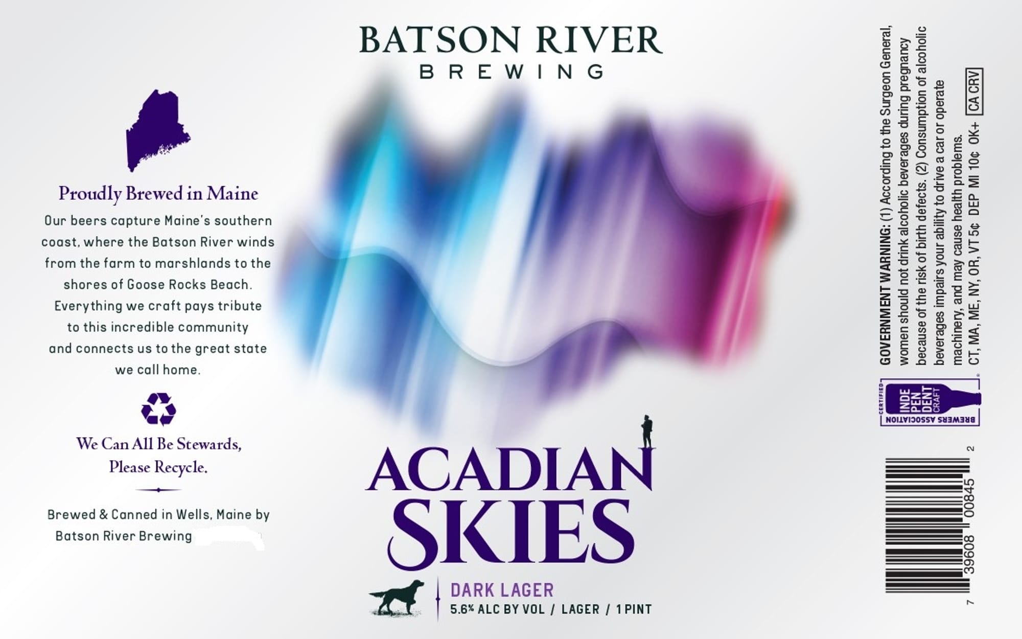 Acadian Skies by Batson River Brewing - beer label