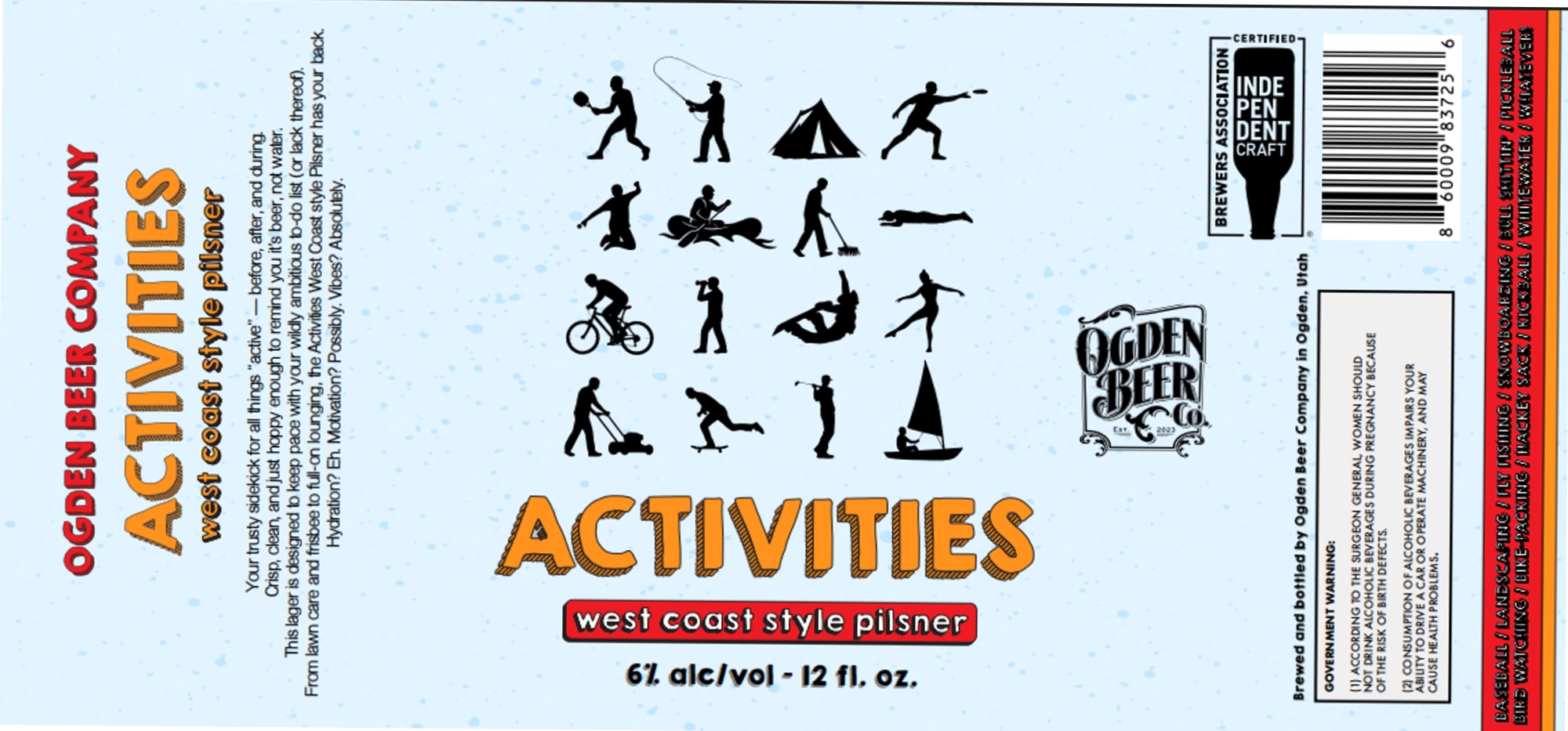 Activities by Ogden Beer Company - beer label