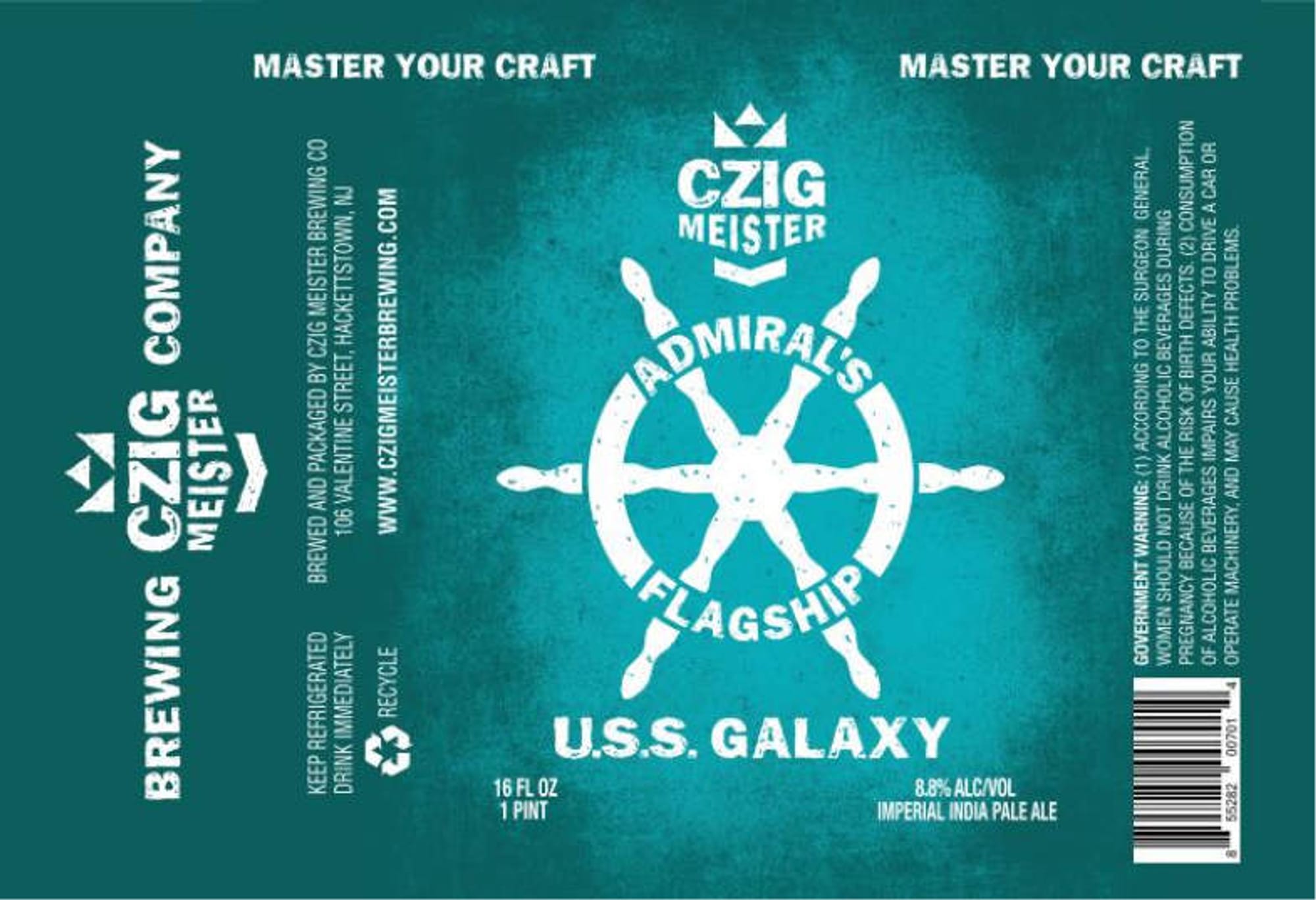 Admiral’s Flagship by Czig Meister Brewing Co - beer label