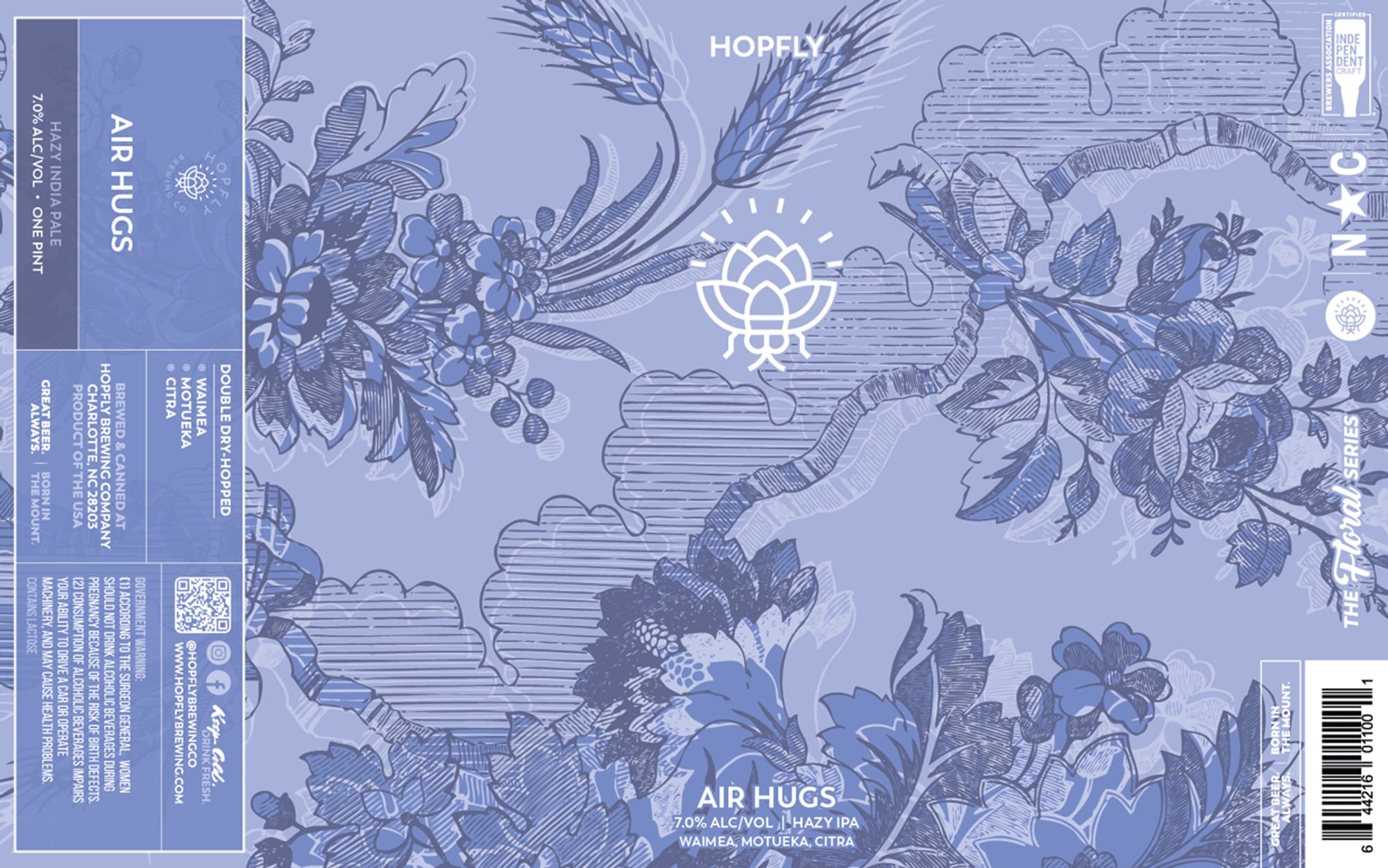 Air Hugs by The Mount - beer label