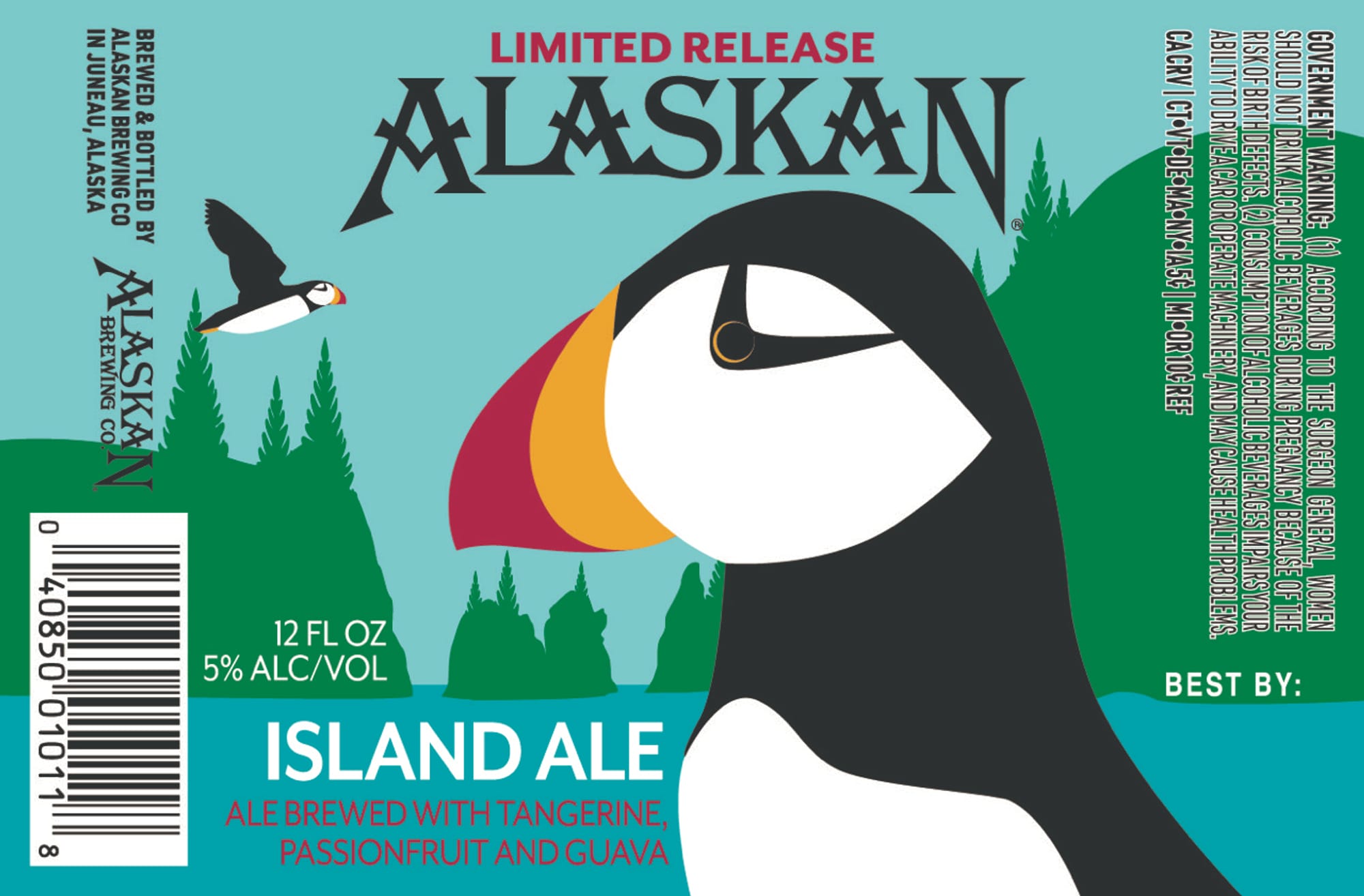Island Ale by Alaskan Brewing Co. - beer label