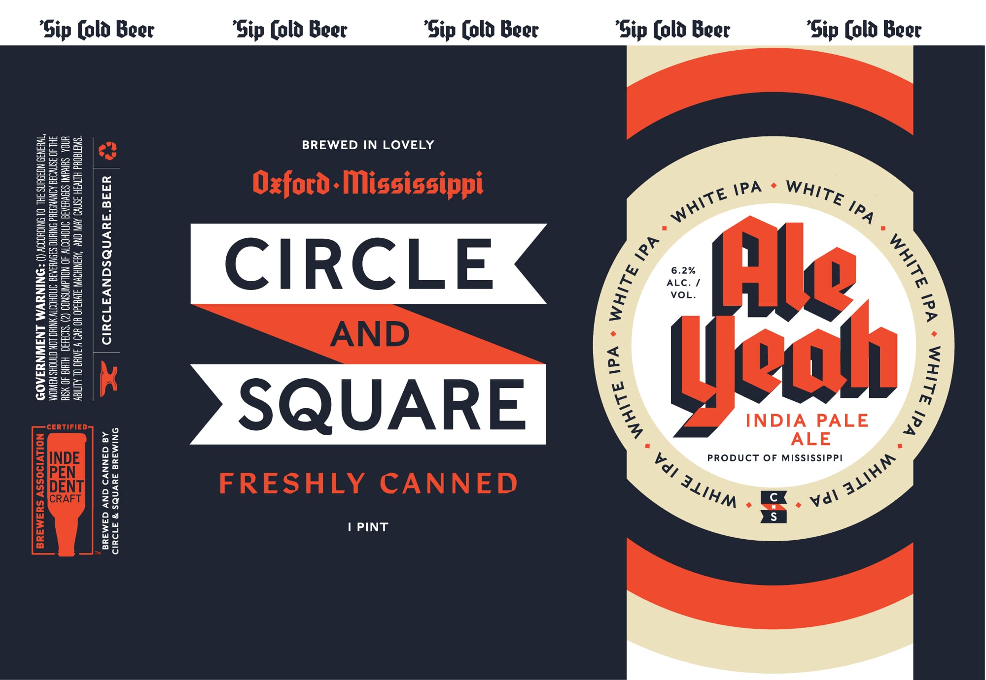 Ale Yeah by Circle & Square Brewing - beer label