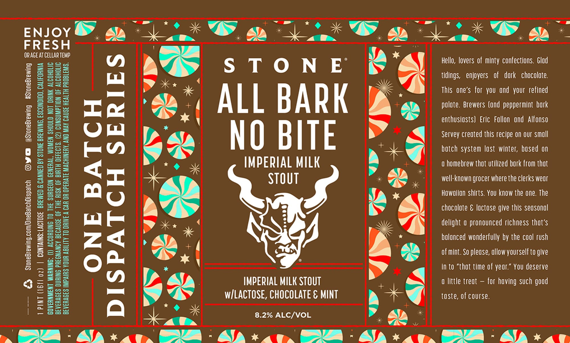 All Bark No Bite by Stone Brewing - beer label