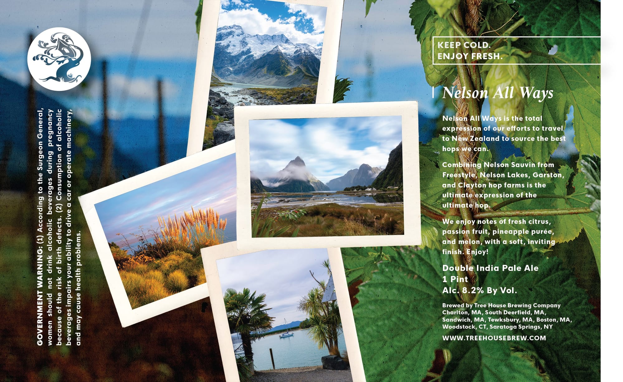 ALL WAYS by NELSON - beer label