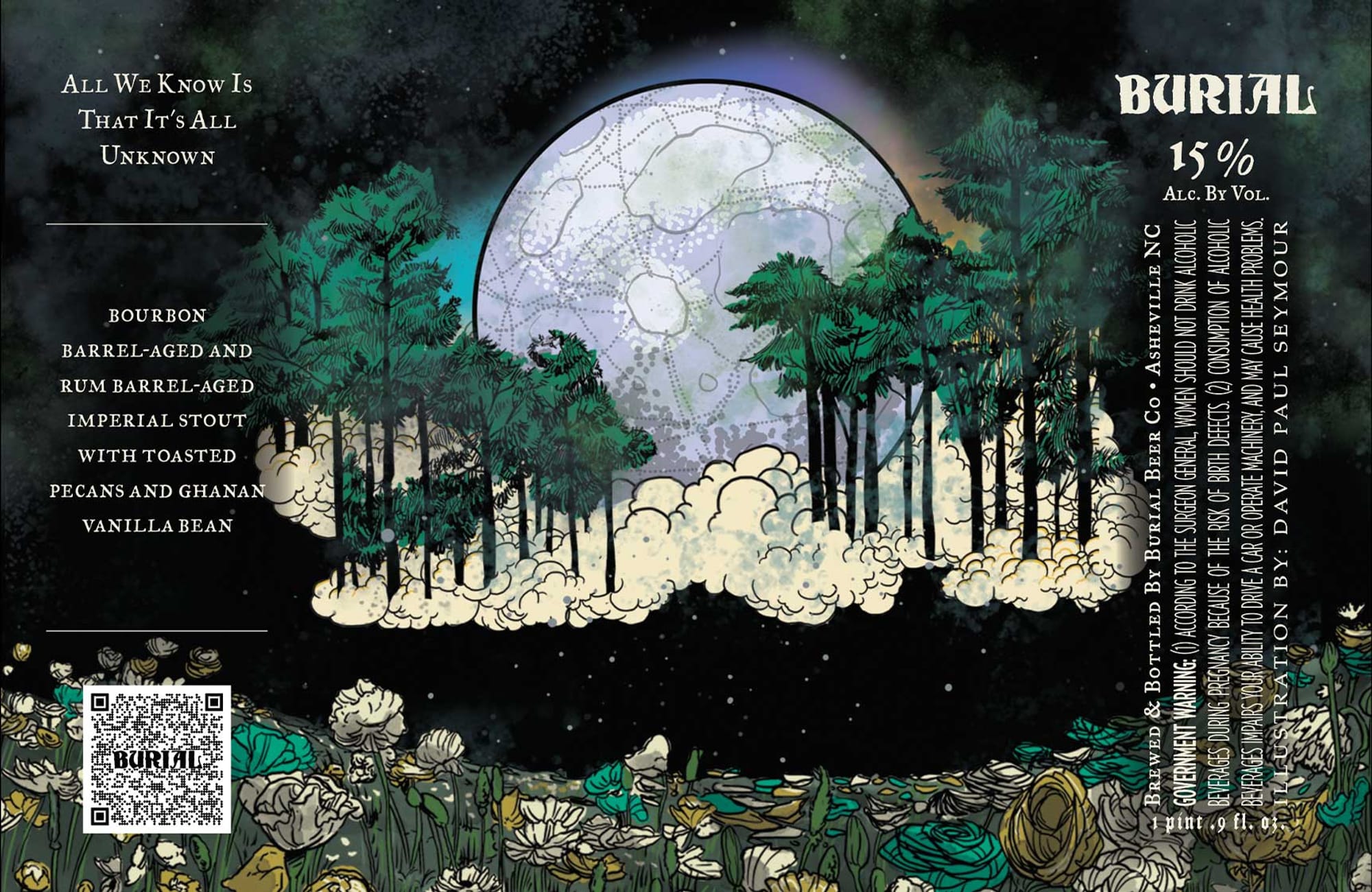 All We Know Is Unknown by Burial Beer Co. - beer label