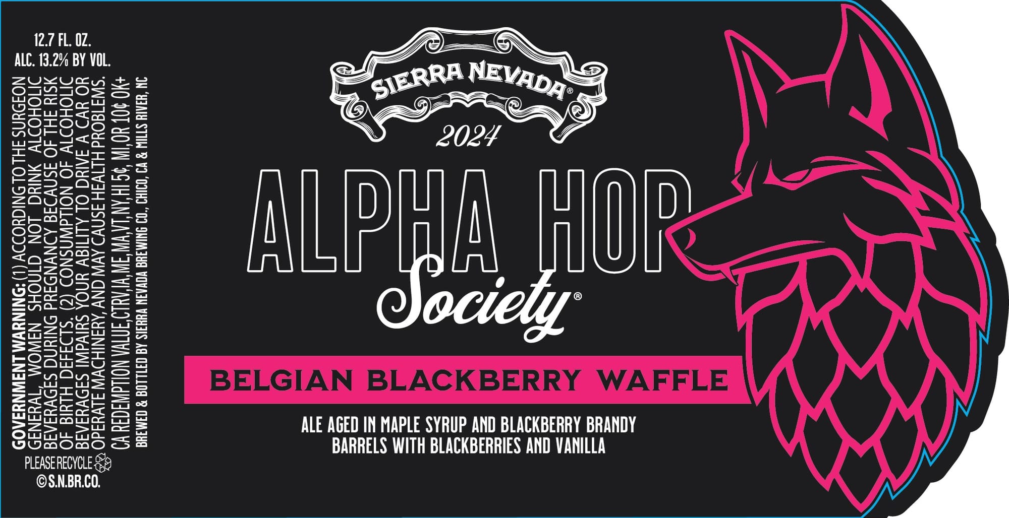 Alpha Hop Society by Sierra Nevada Brewing Co. - beer label