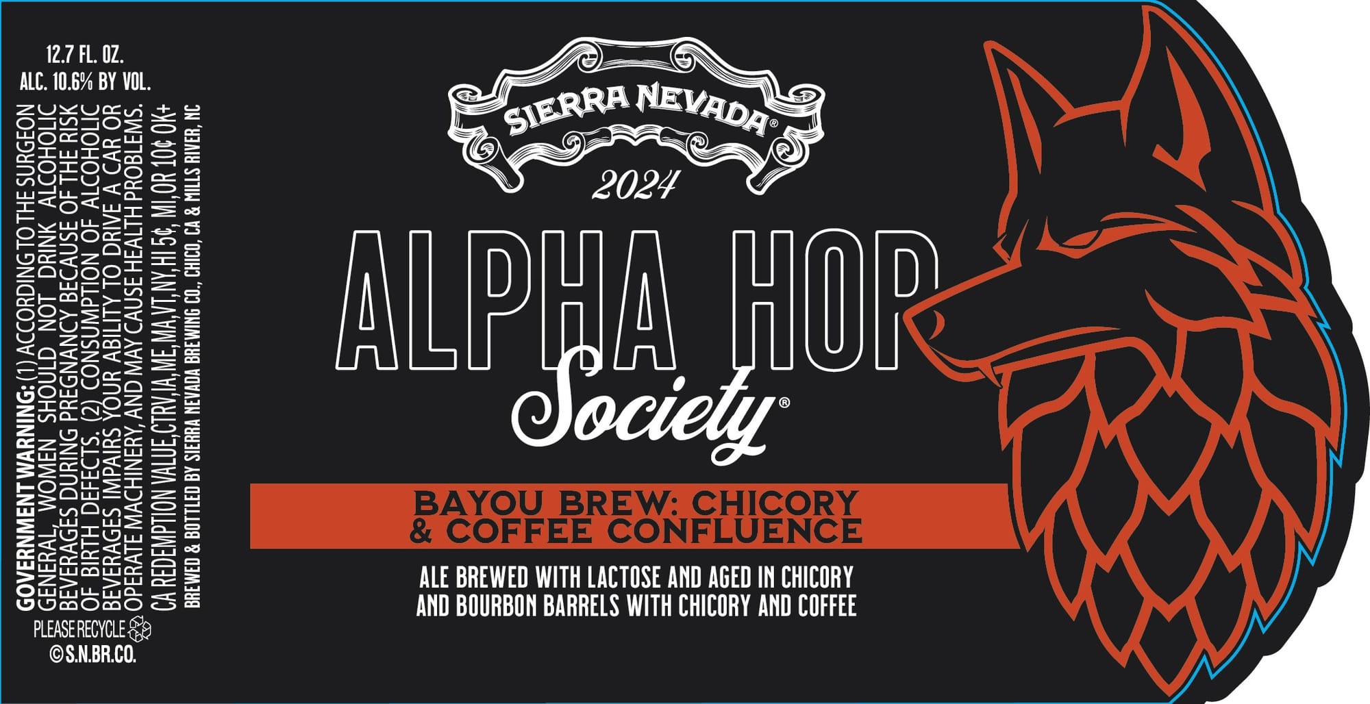 Alpha Hop Society by Sierra Nevada - beer label