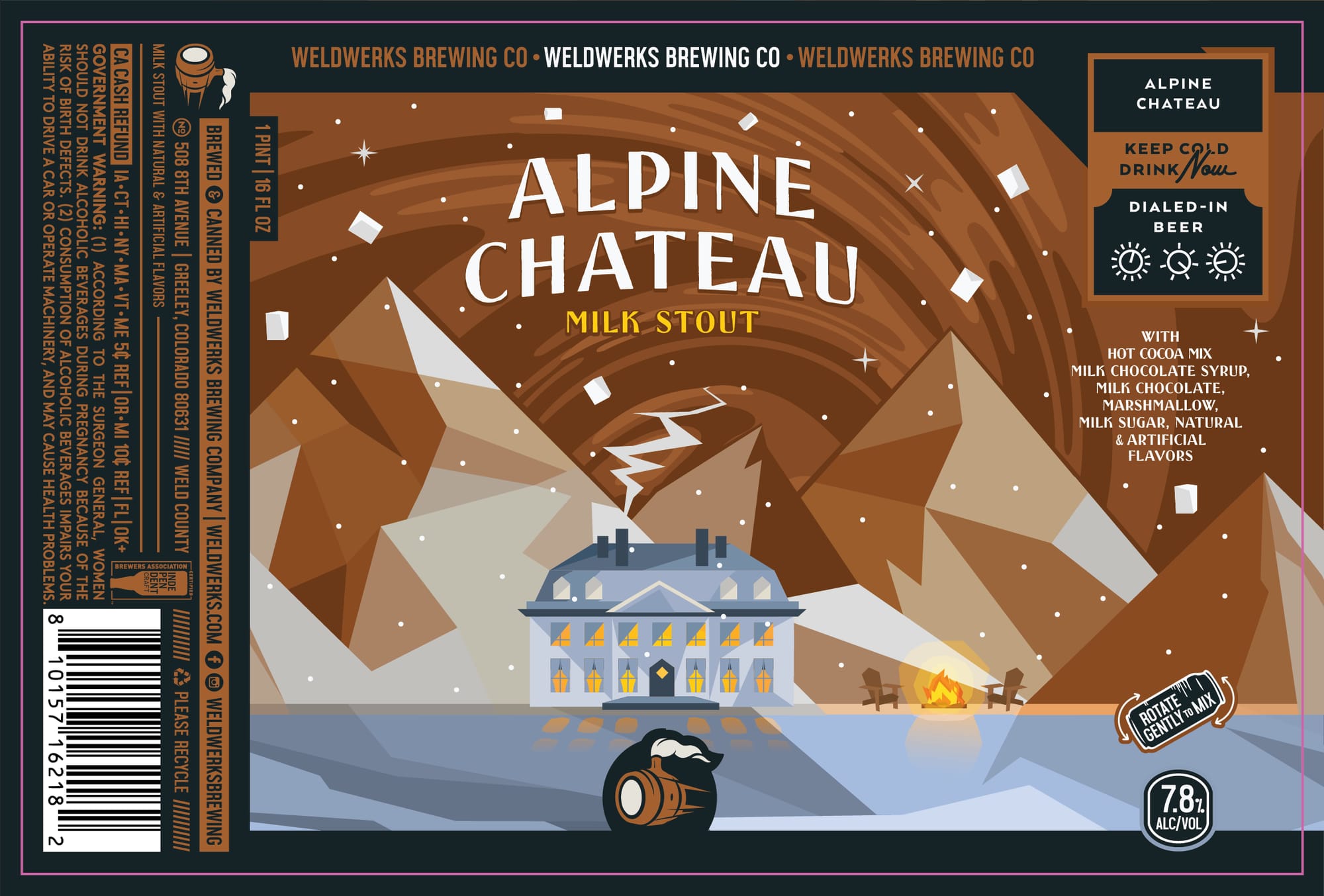 Alpine Chateau by WeldWerks Brewing Co. - beer label