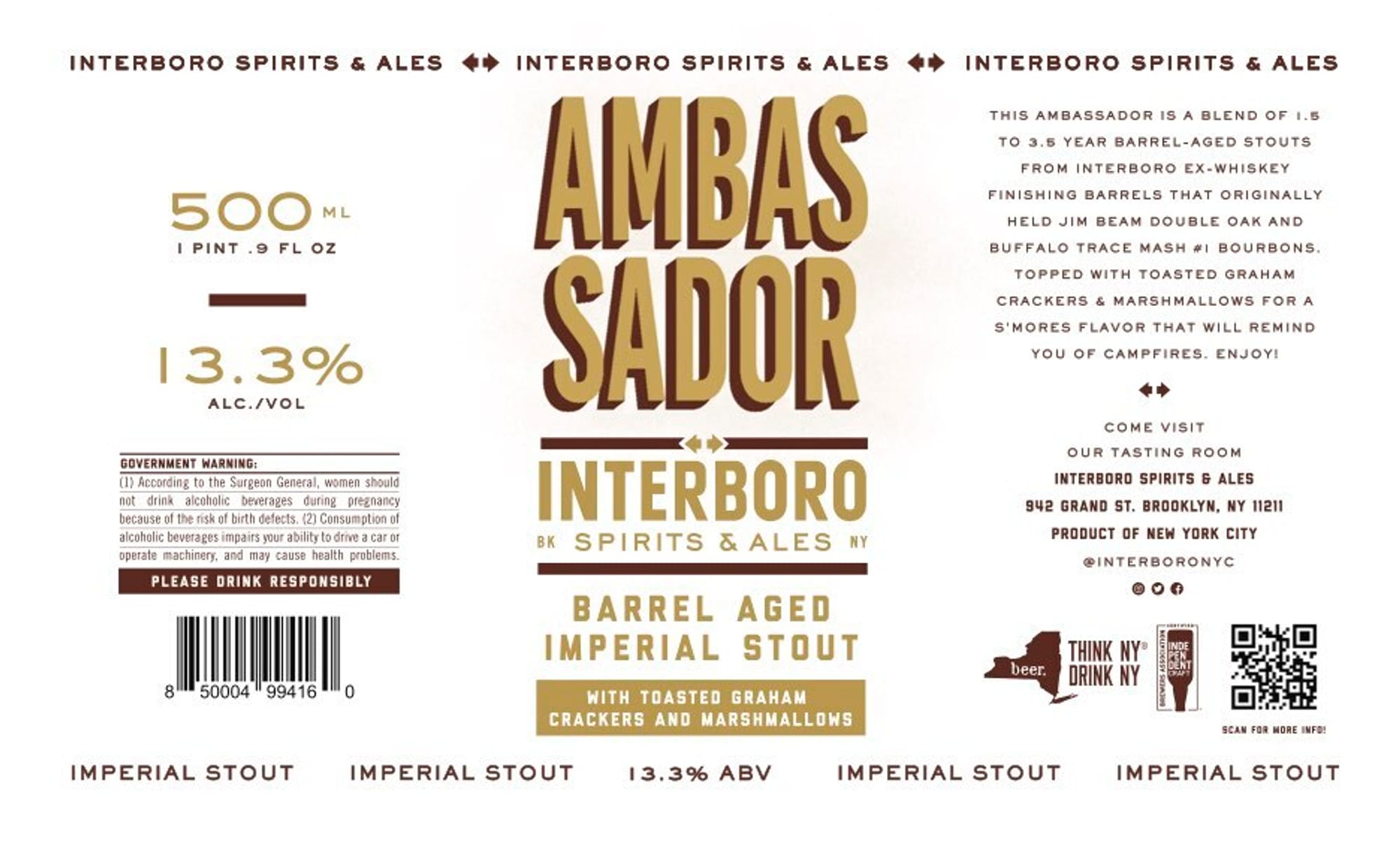 Ambasador by Interboro Spirits & Ales - beer label