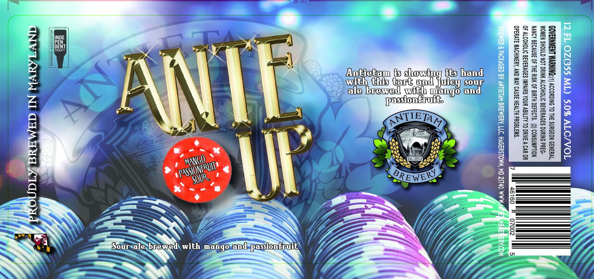 Antietam by Antietam Brewery - beer label