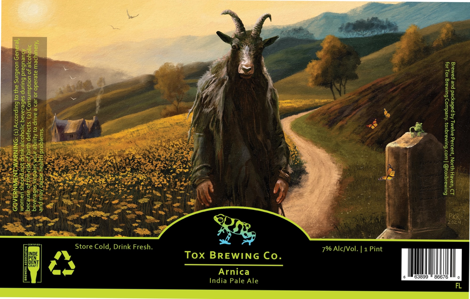 Arnica by Tox Brewing Co. - beer label