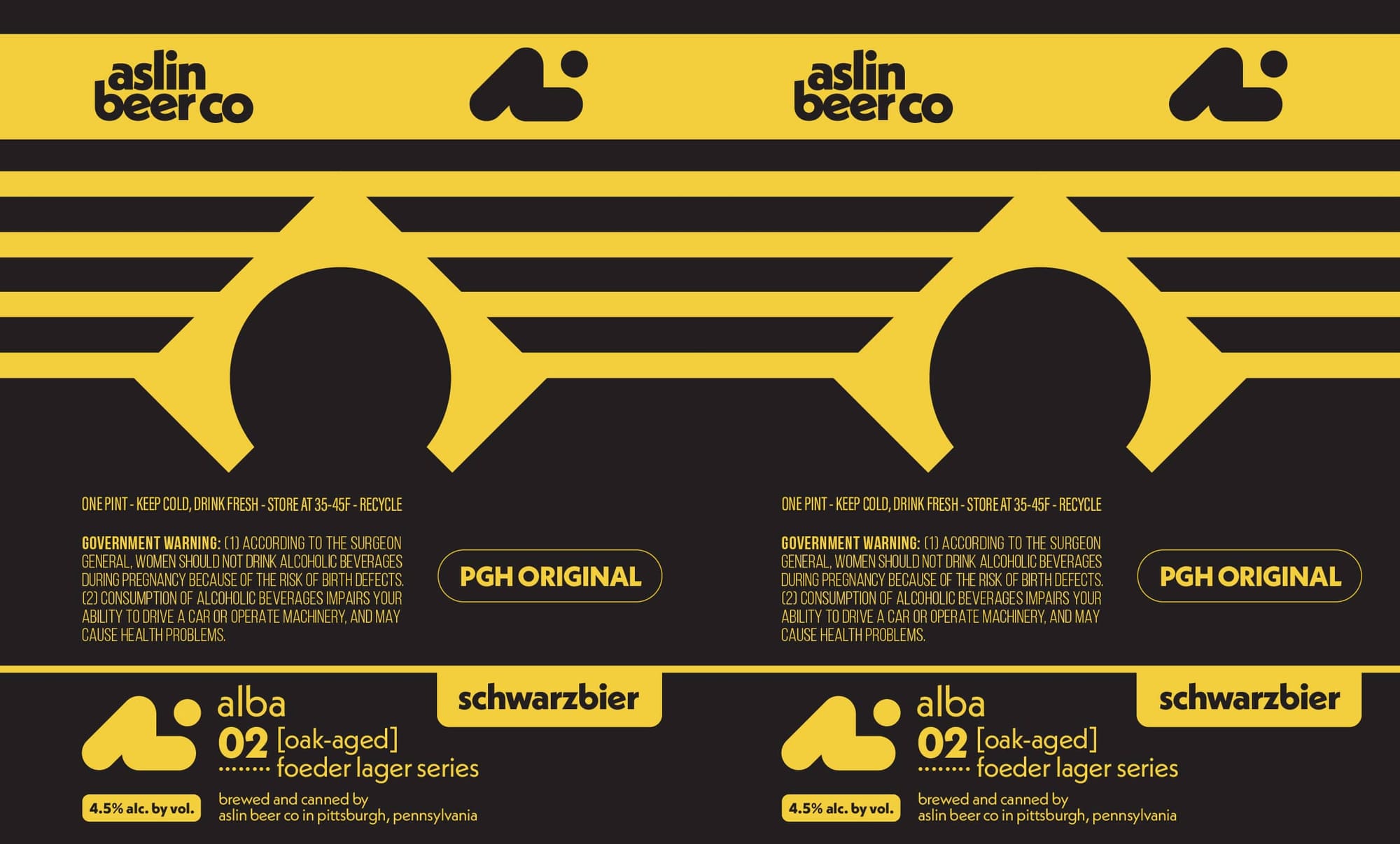 PGH Original by Aslin Beer Co - beer label