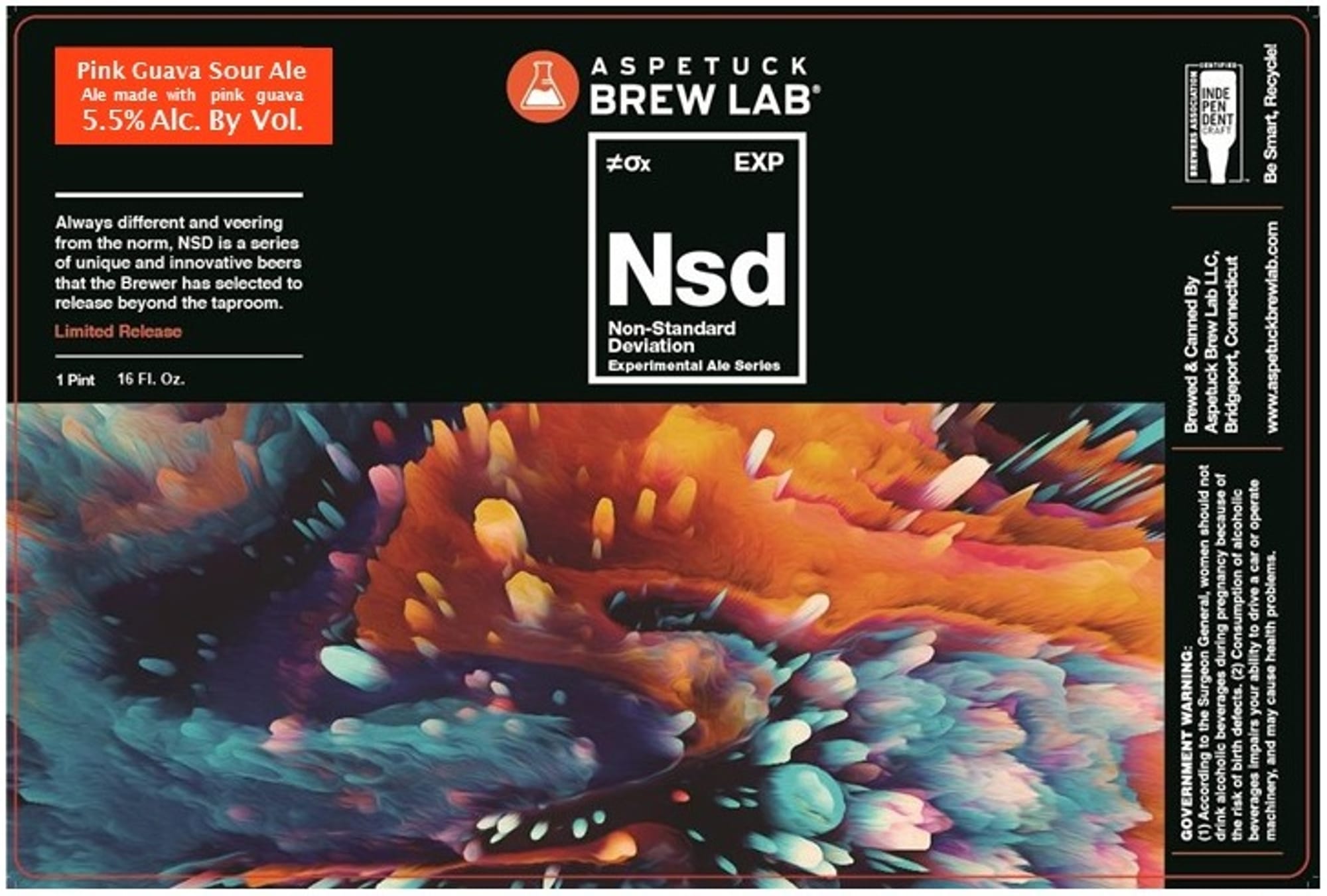 Nsd by Aspetuck Brew Lab - beer label