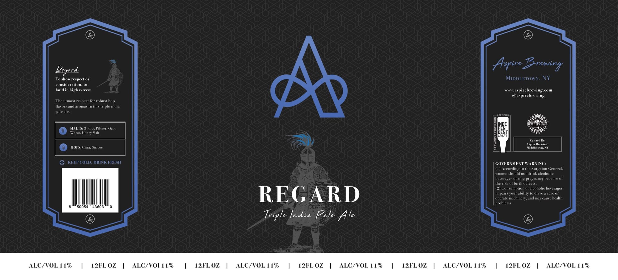 Regard by Aspire Brewing - beer label