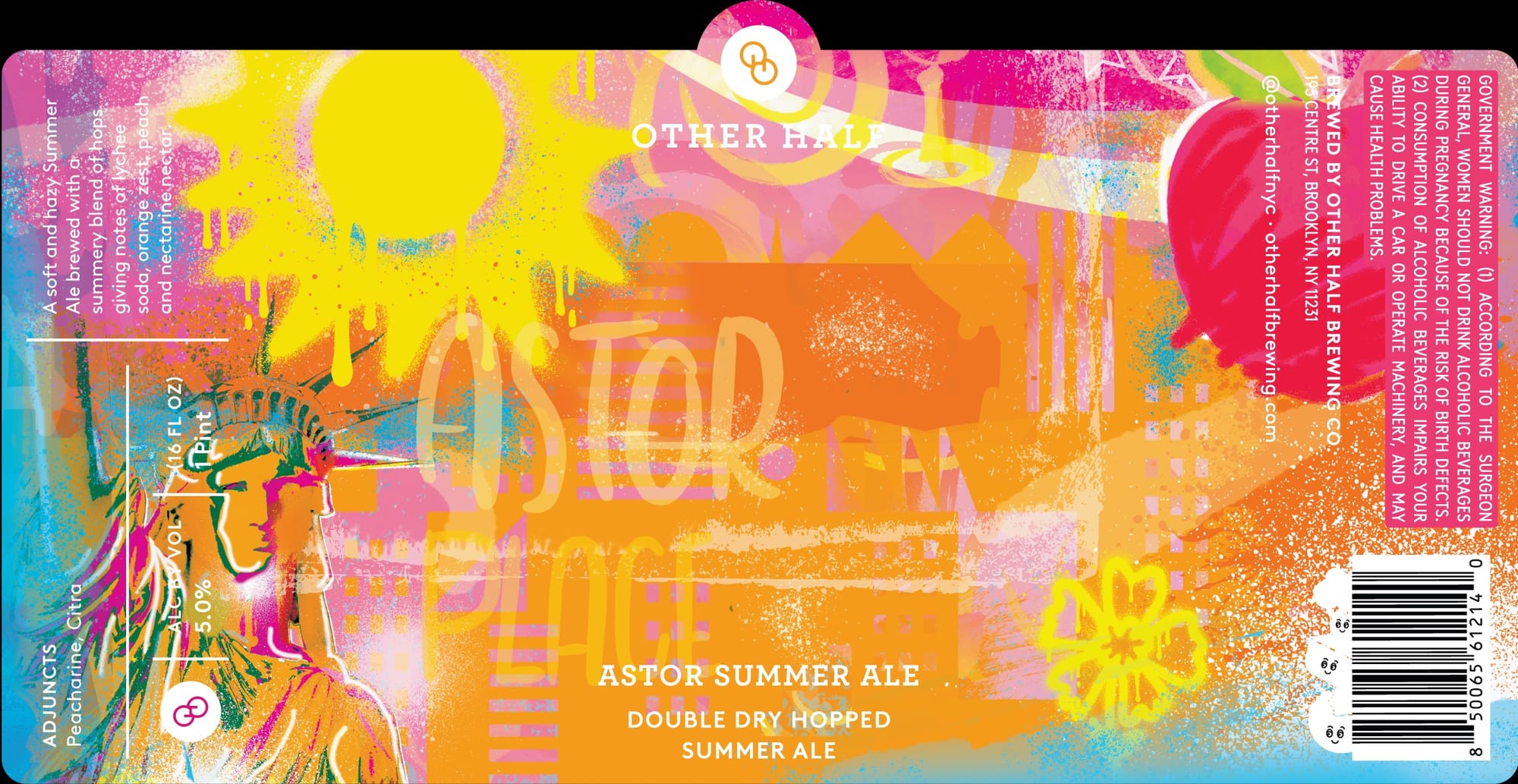 Astor by Other Half Brewing - beer label