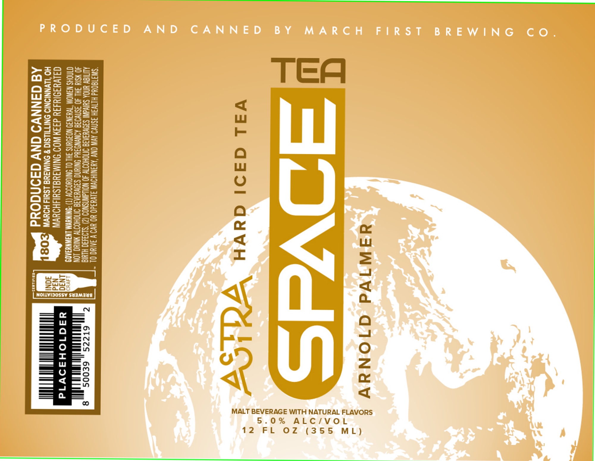 Astra Palmer by March First Brewing Co. - beer label