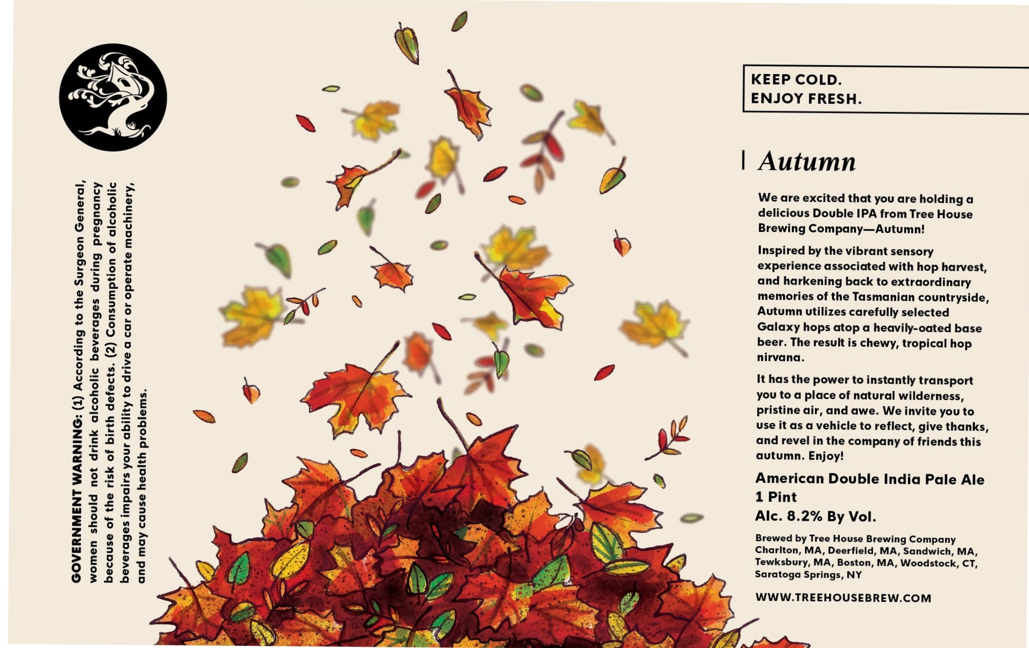 Autumn by Tree House Brewing Company - beer label