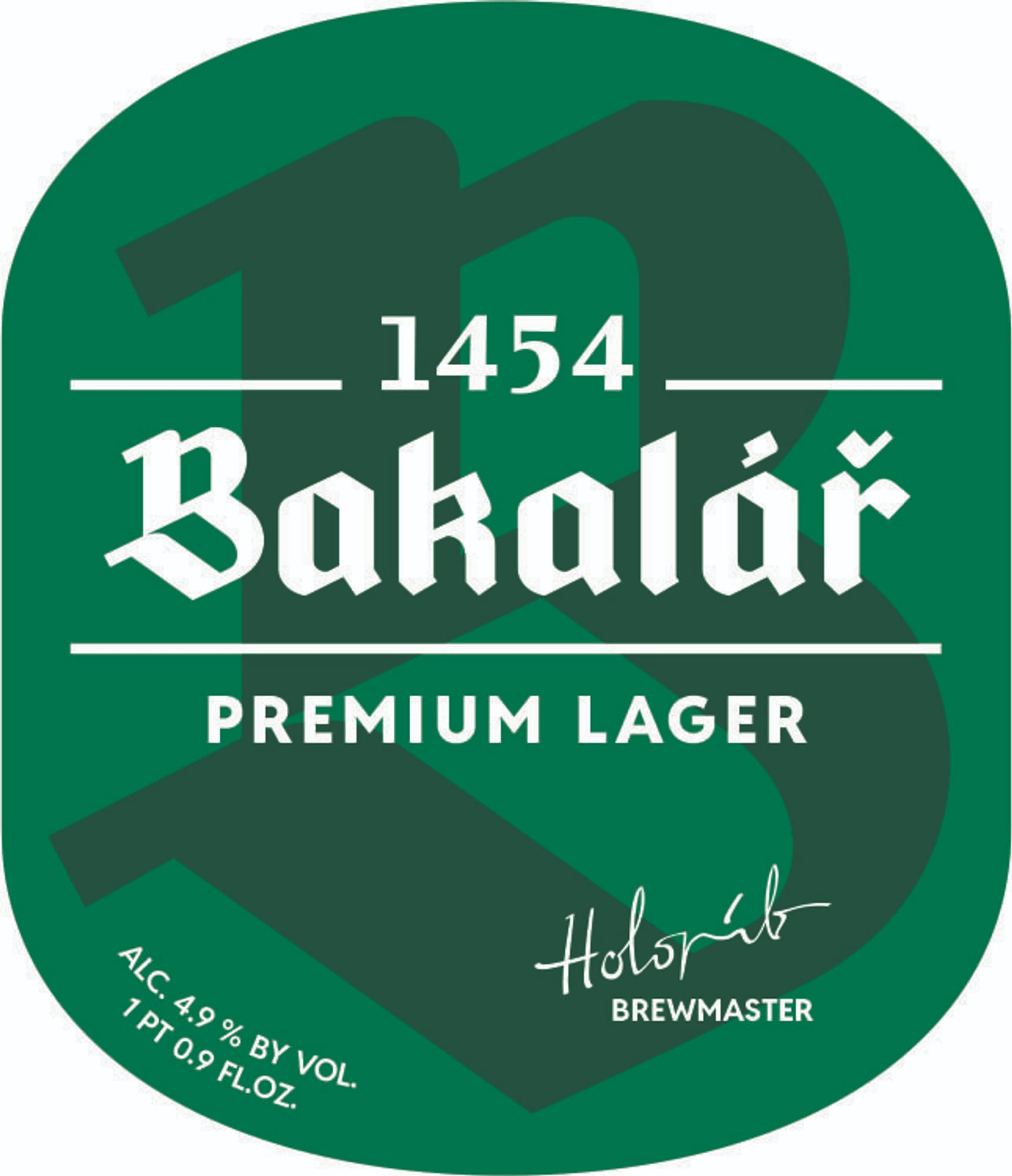 Bakalar by Holorpúb Brewmaster - beer label