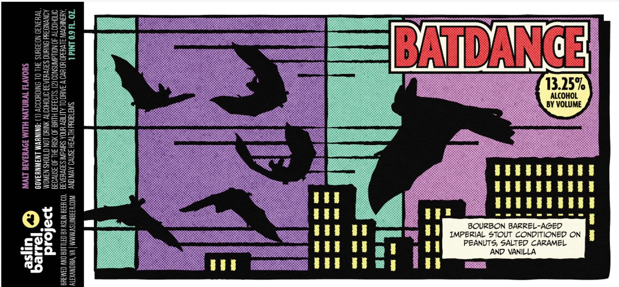 Batdance by Aslin Beer Co. - beer label