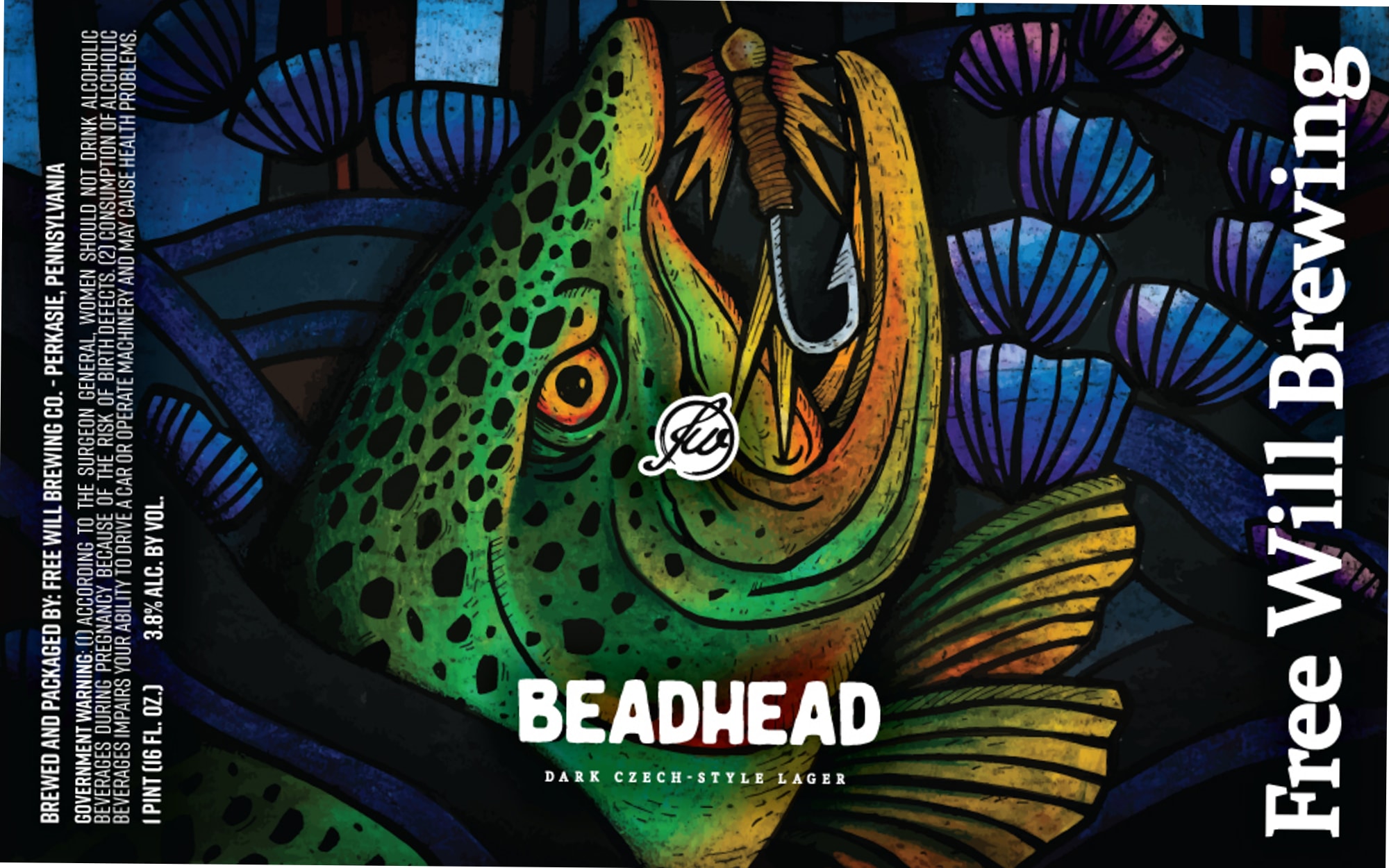 Beadhead by Free Will Brewing - beer label