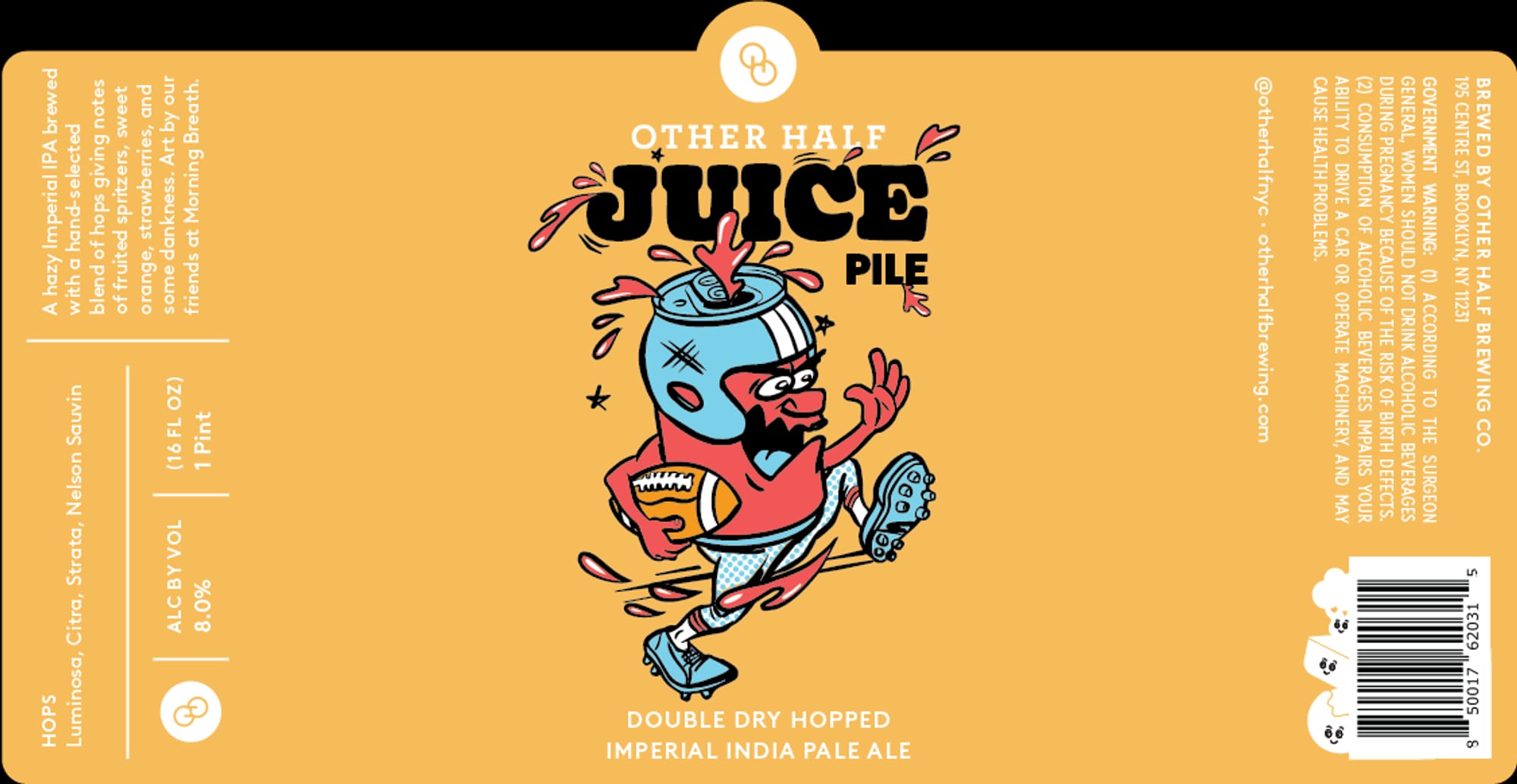 Juice Pile by Other Half Brewing - beer label