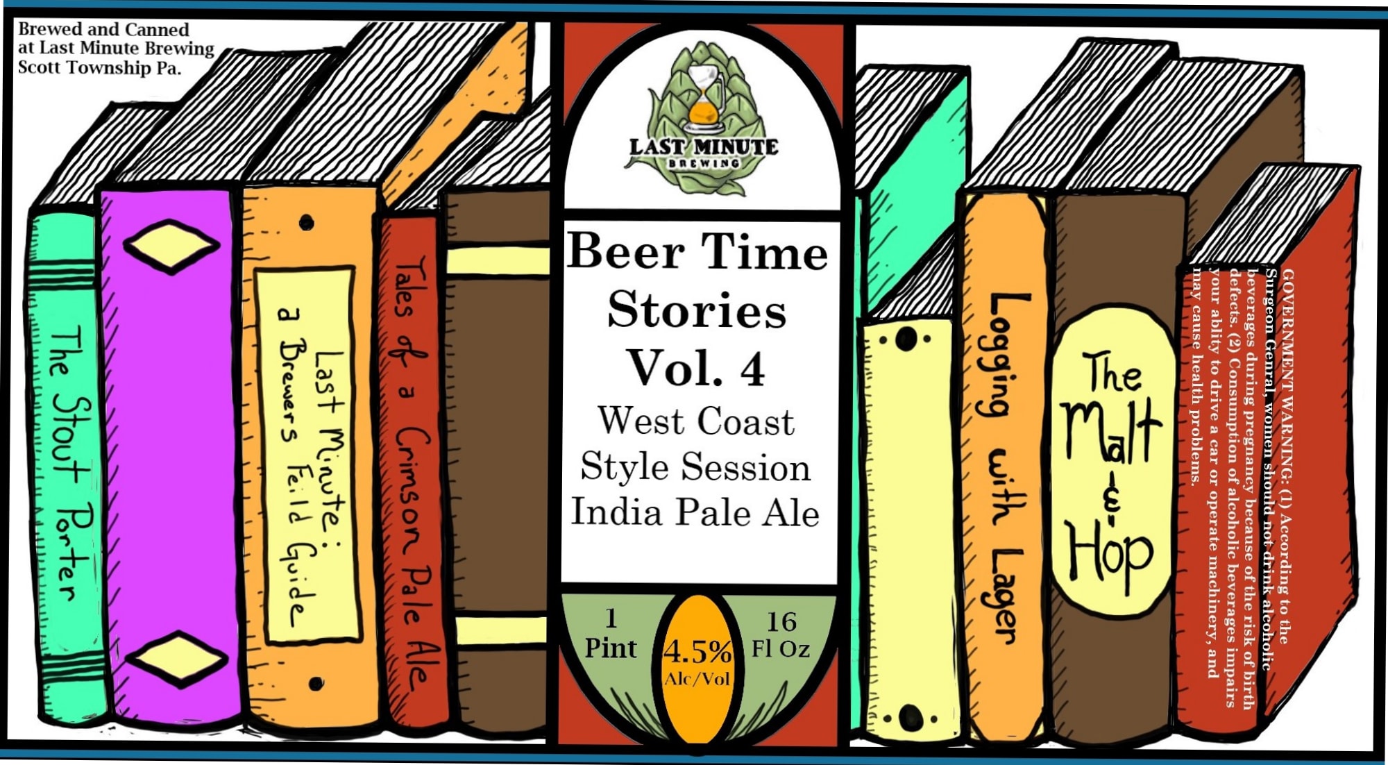 Beer Time Stories Vol. 4 by Last Minute Brewing - beer label