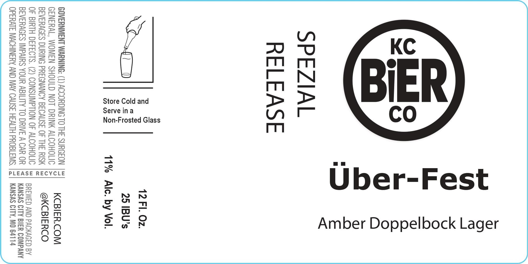 Über-Fest by KC Bier Co. - beer label