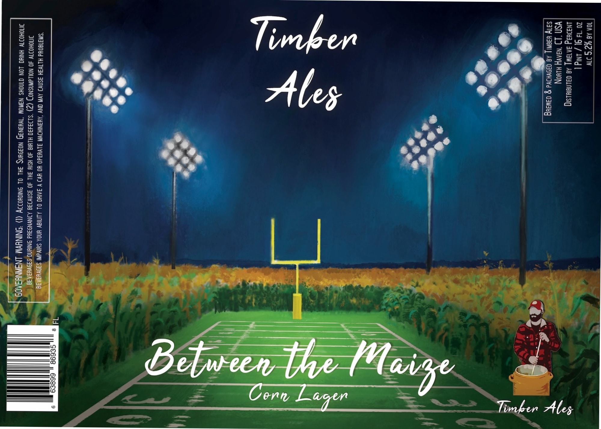 Between the Maize by Timber Ales - beer label