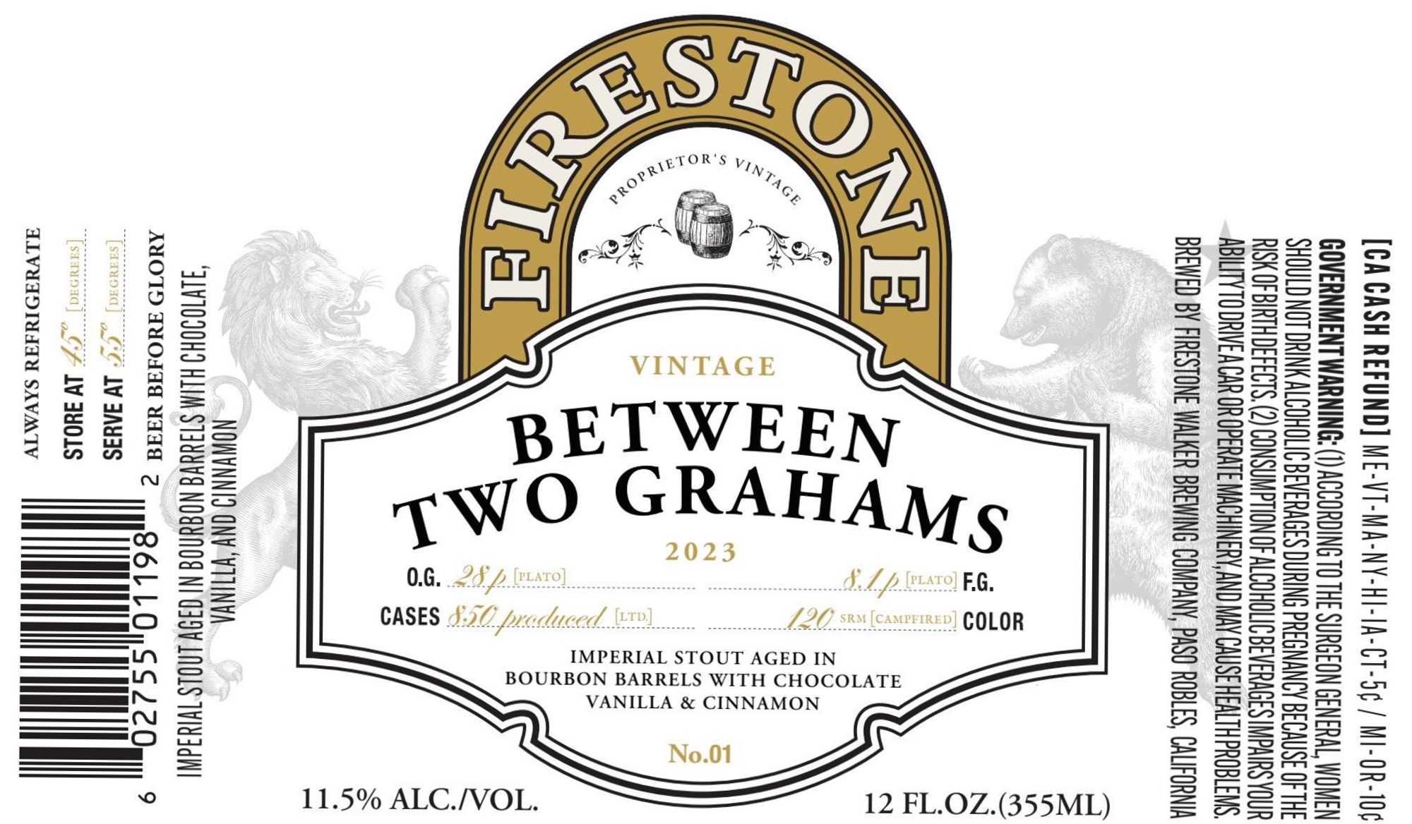 Between Two Grahams by Firestone Walker - beer label