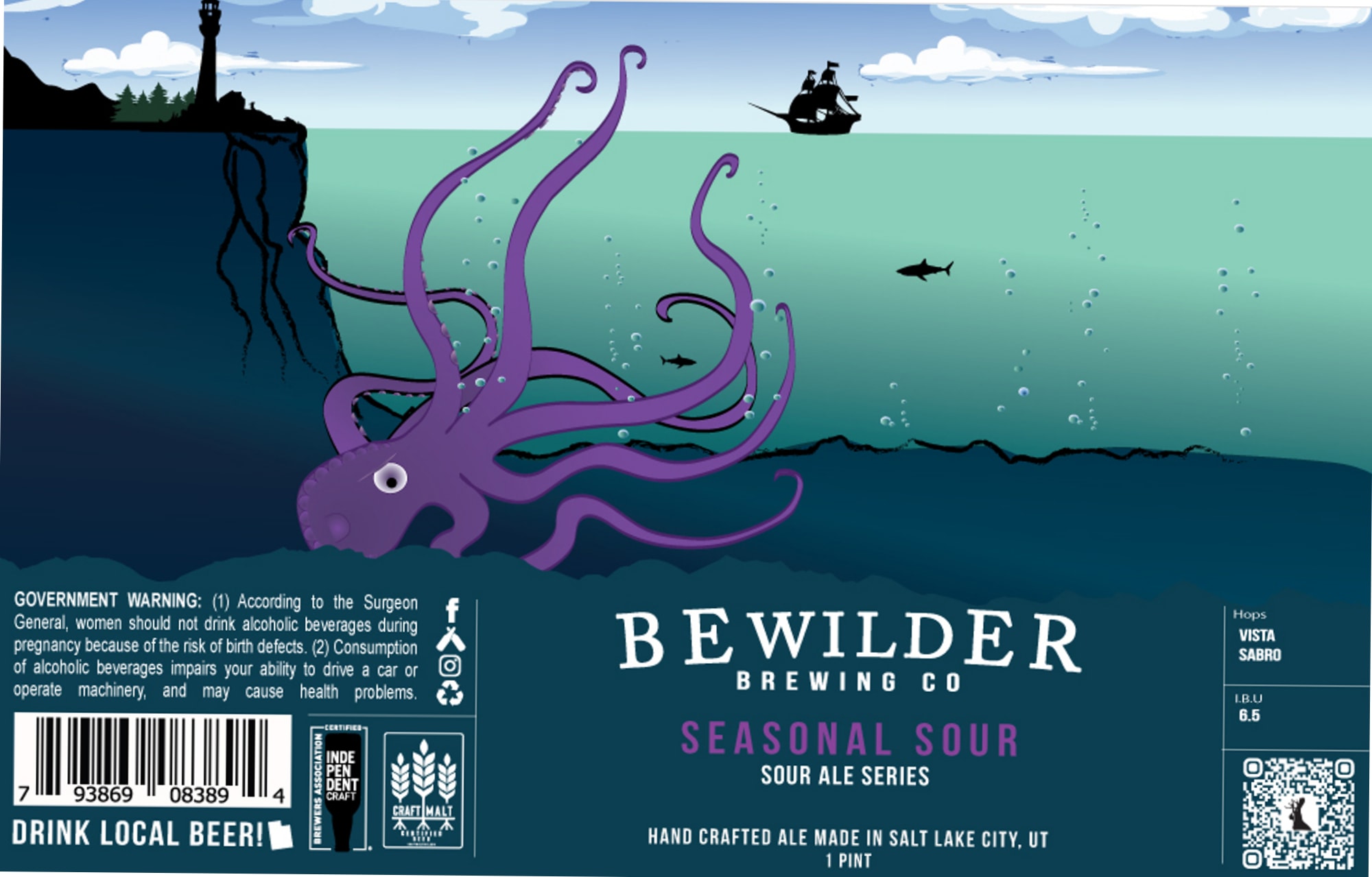 Bewilder by Bewilder Brewing Co. - beer label