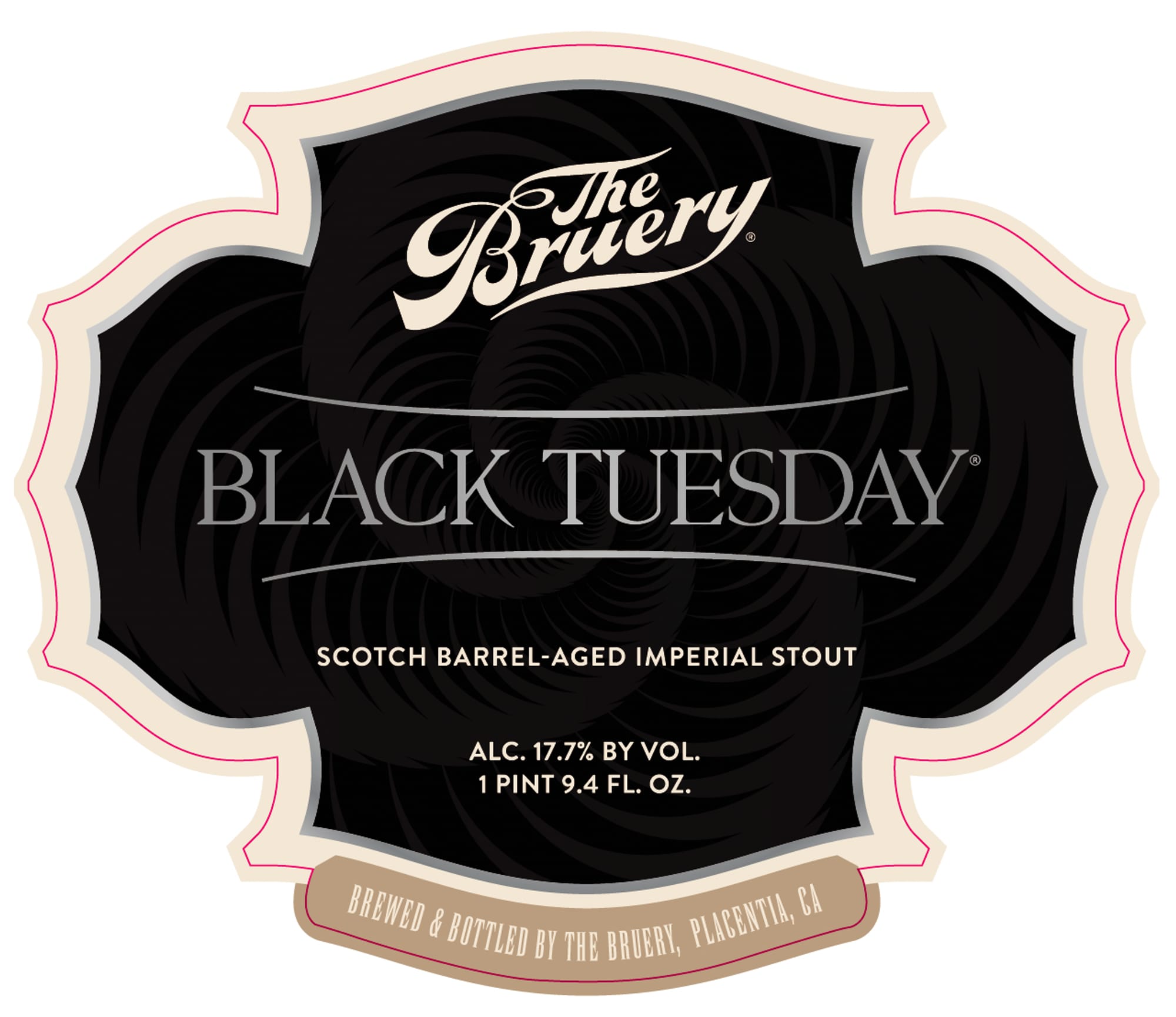 Black Tuesday by The Bruery - beer label
