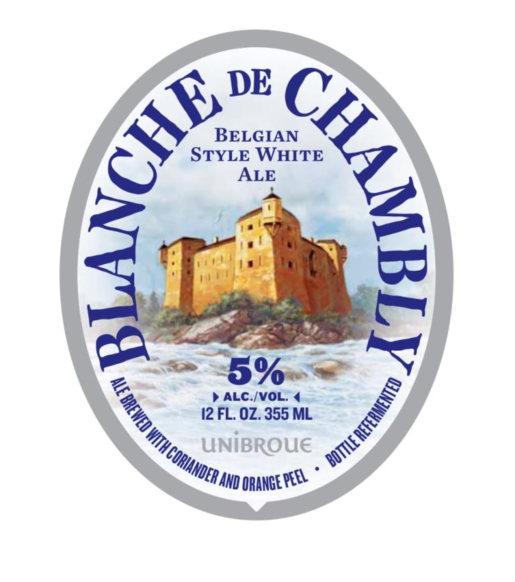 Blanche de Chambly by Unibroue - beer label