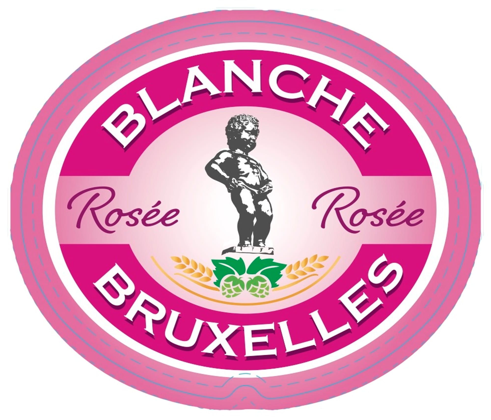 Blanche Rosée by Brasserie de Bruxelles - beer label