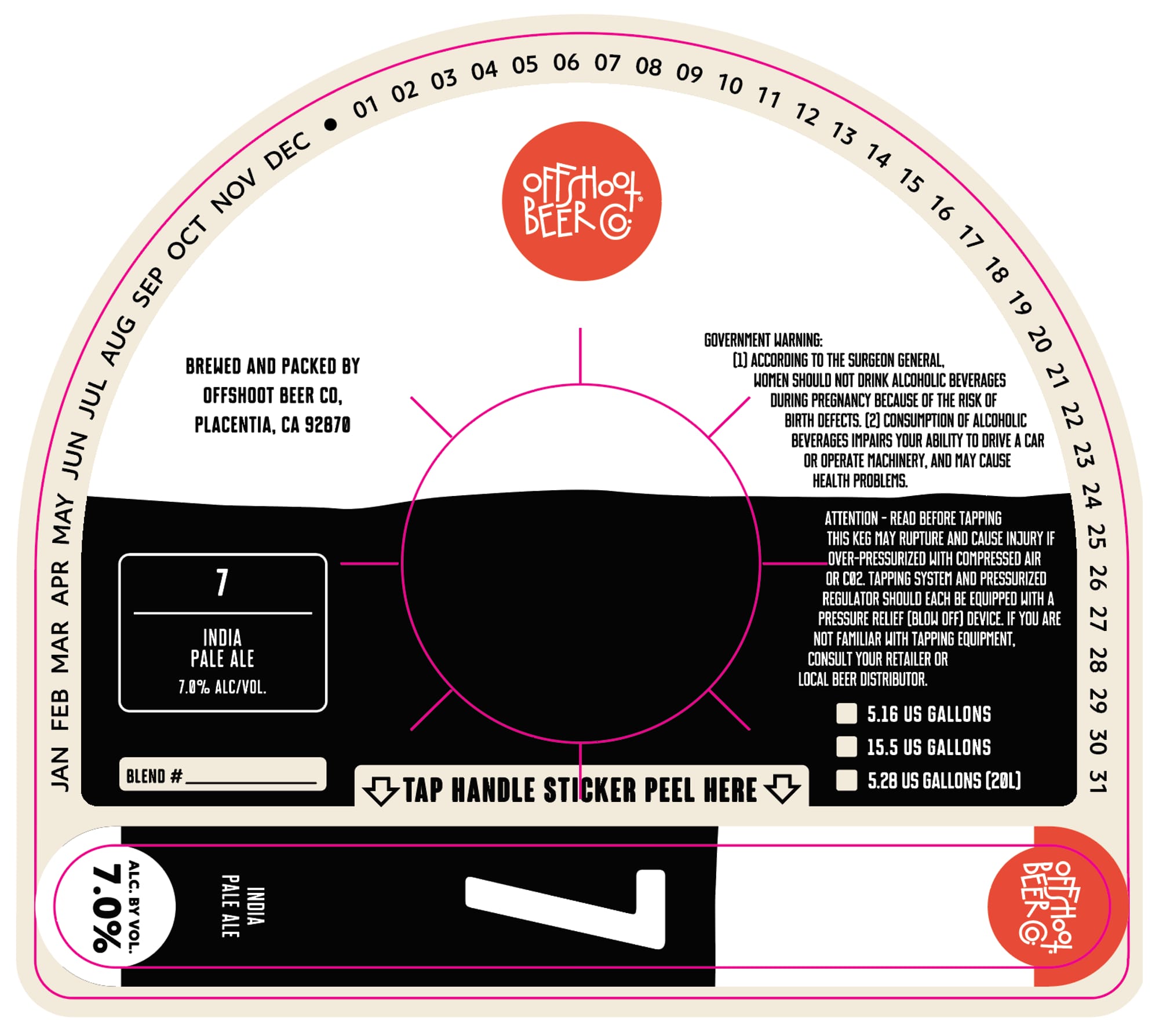 Blend #7 by Offshoot Beer Co. - beer label