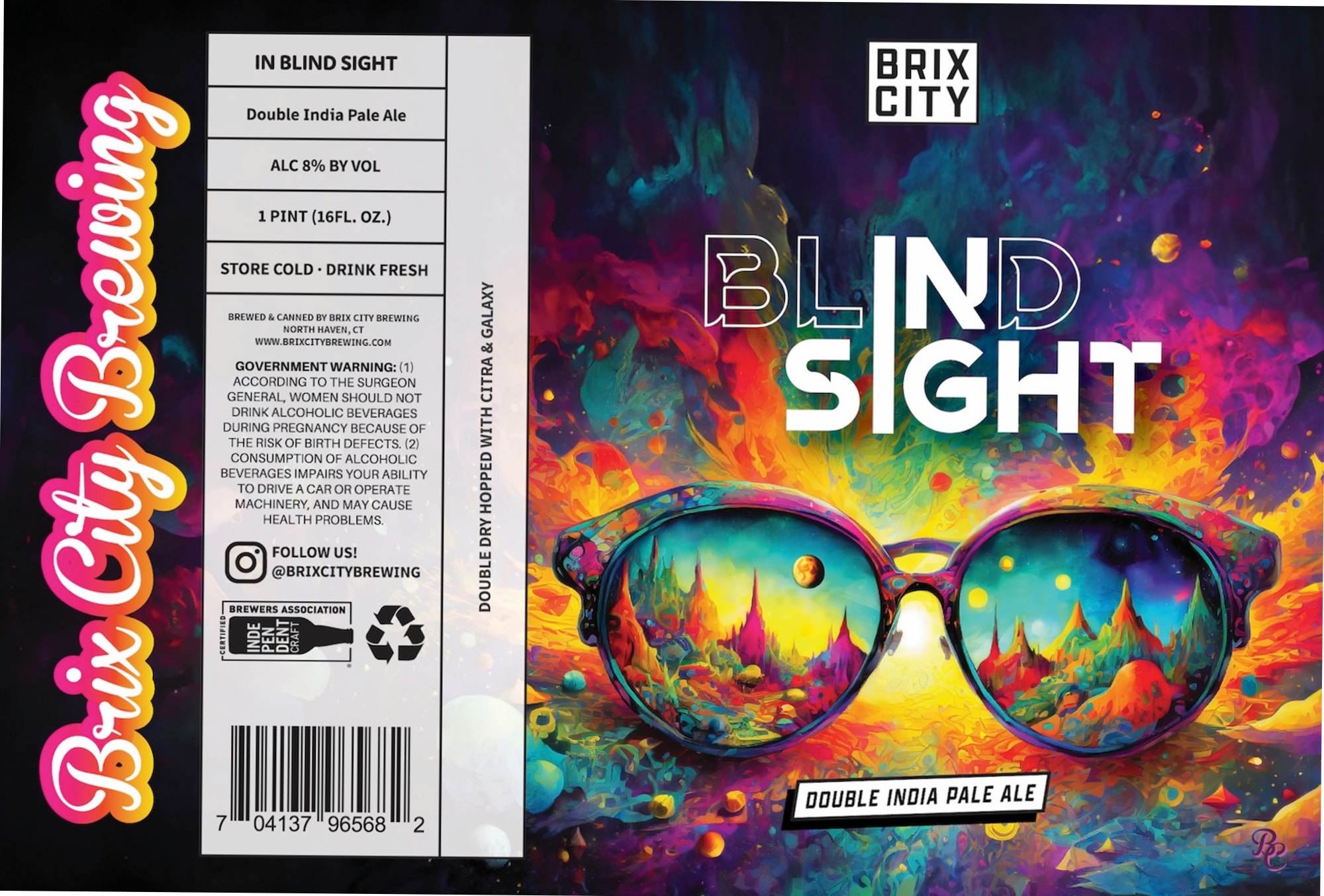 Blind Sight by Brix City Brewing - beer label