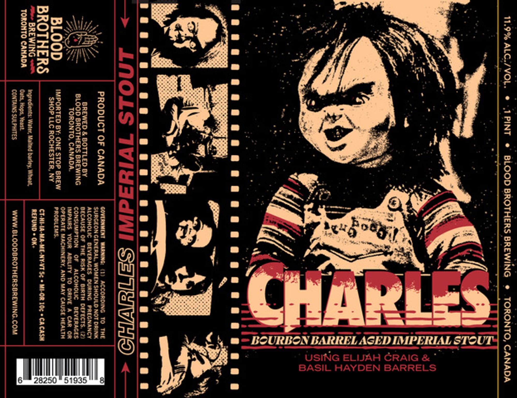 Product of Canada: Charles by Blood Brothers Brewing - beer label