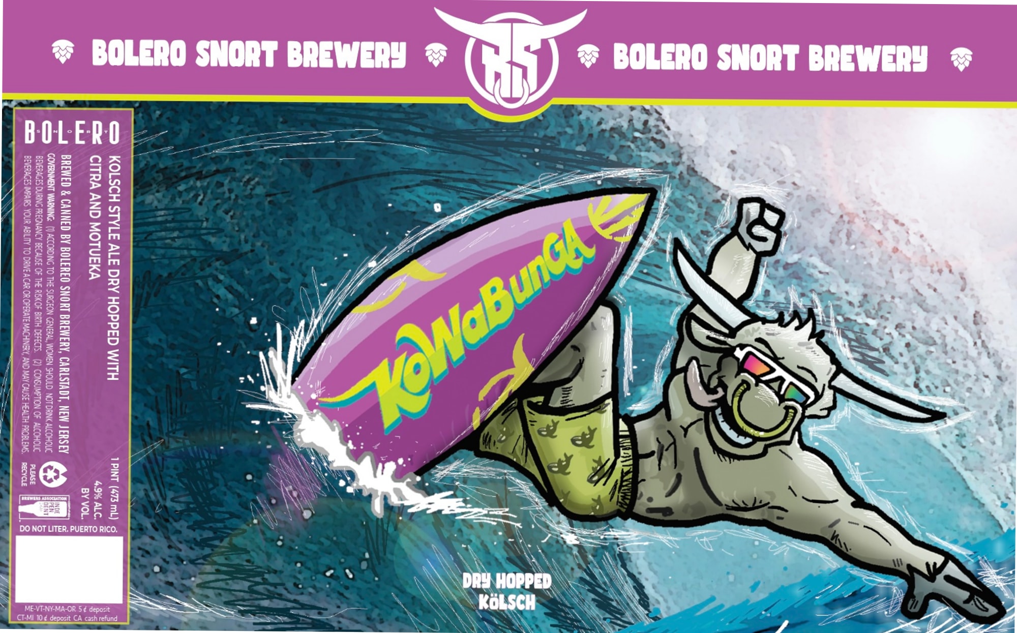 Bolero by Bolero Snort Brewery - beer label