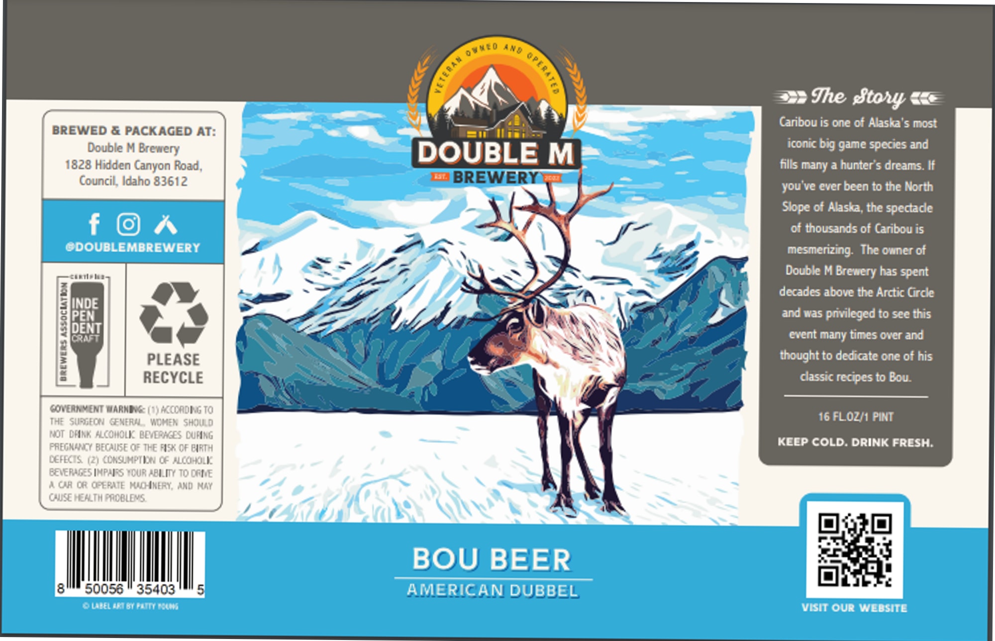 Bou Beer by Double M Brewery - beer label