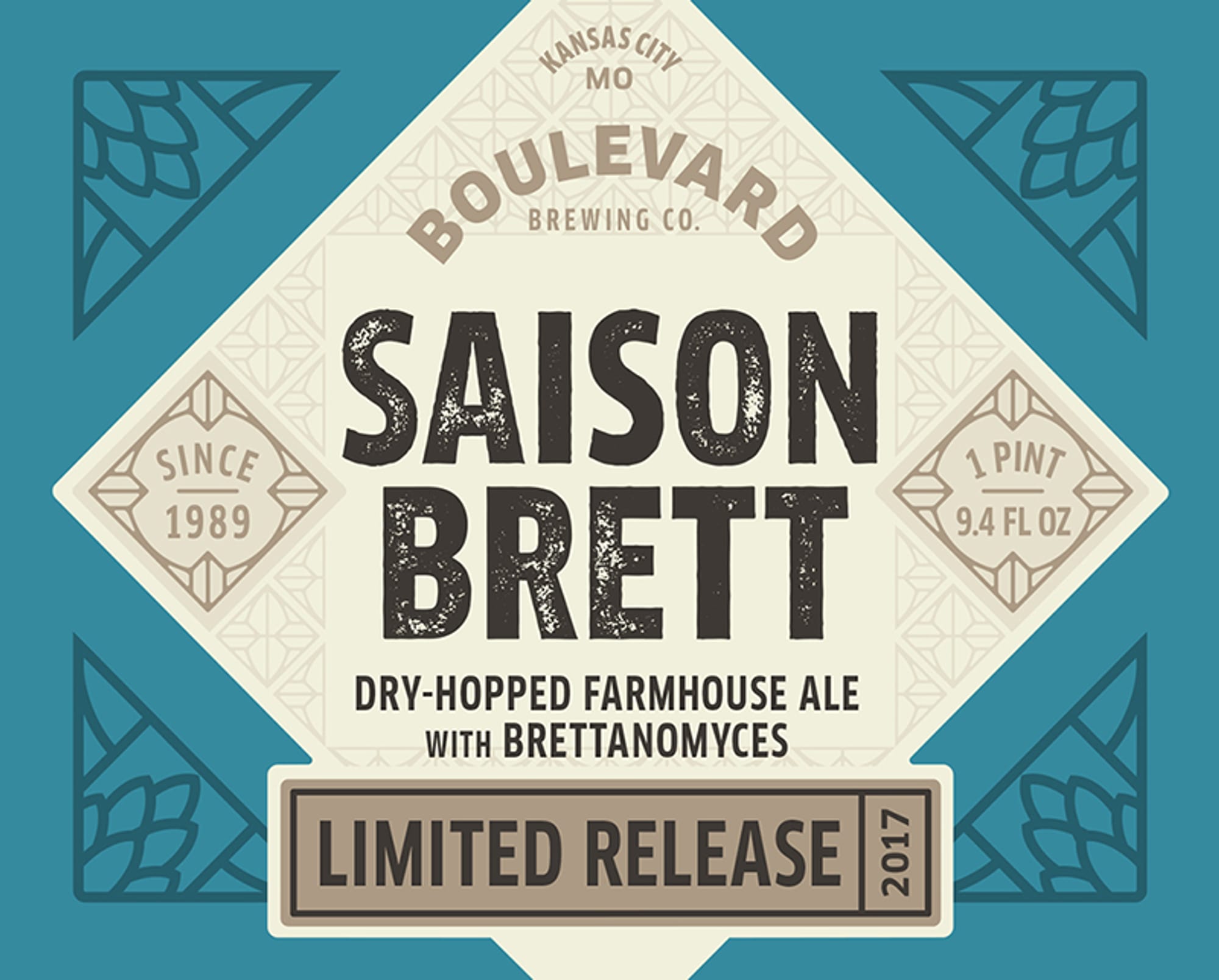 Saison Brett by Boulevard Brewing Co. - beer label