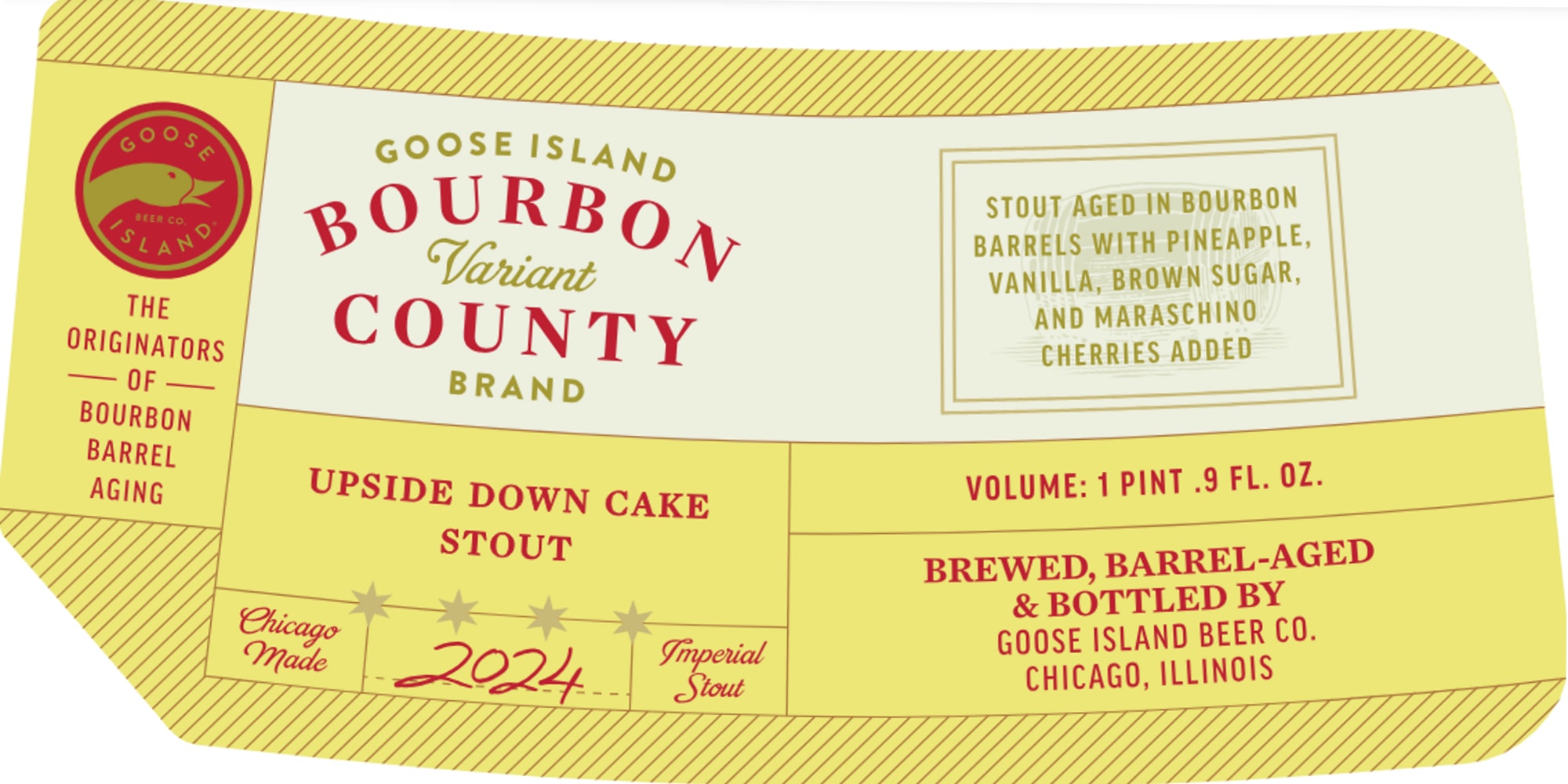 Bourbon County Variant by Goose Island Beer Co. - beer label
