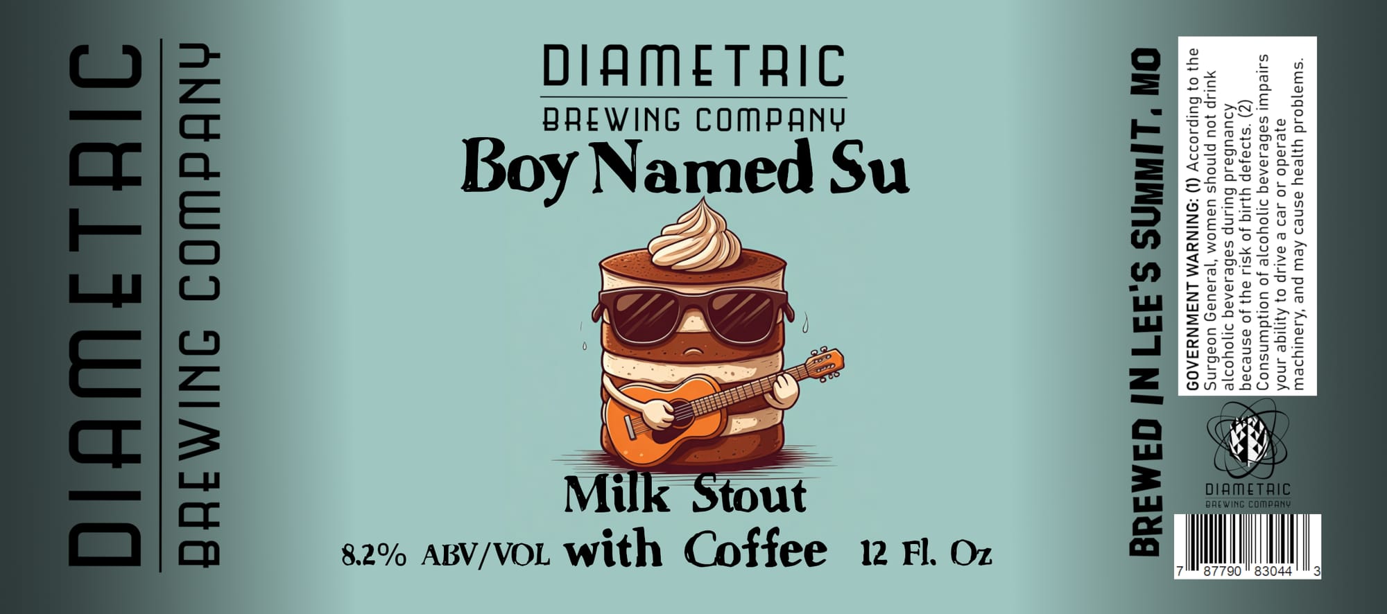 Boy Named Su by Diametric Brewing Company - beer label