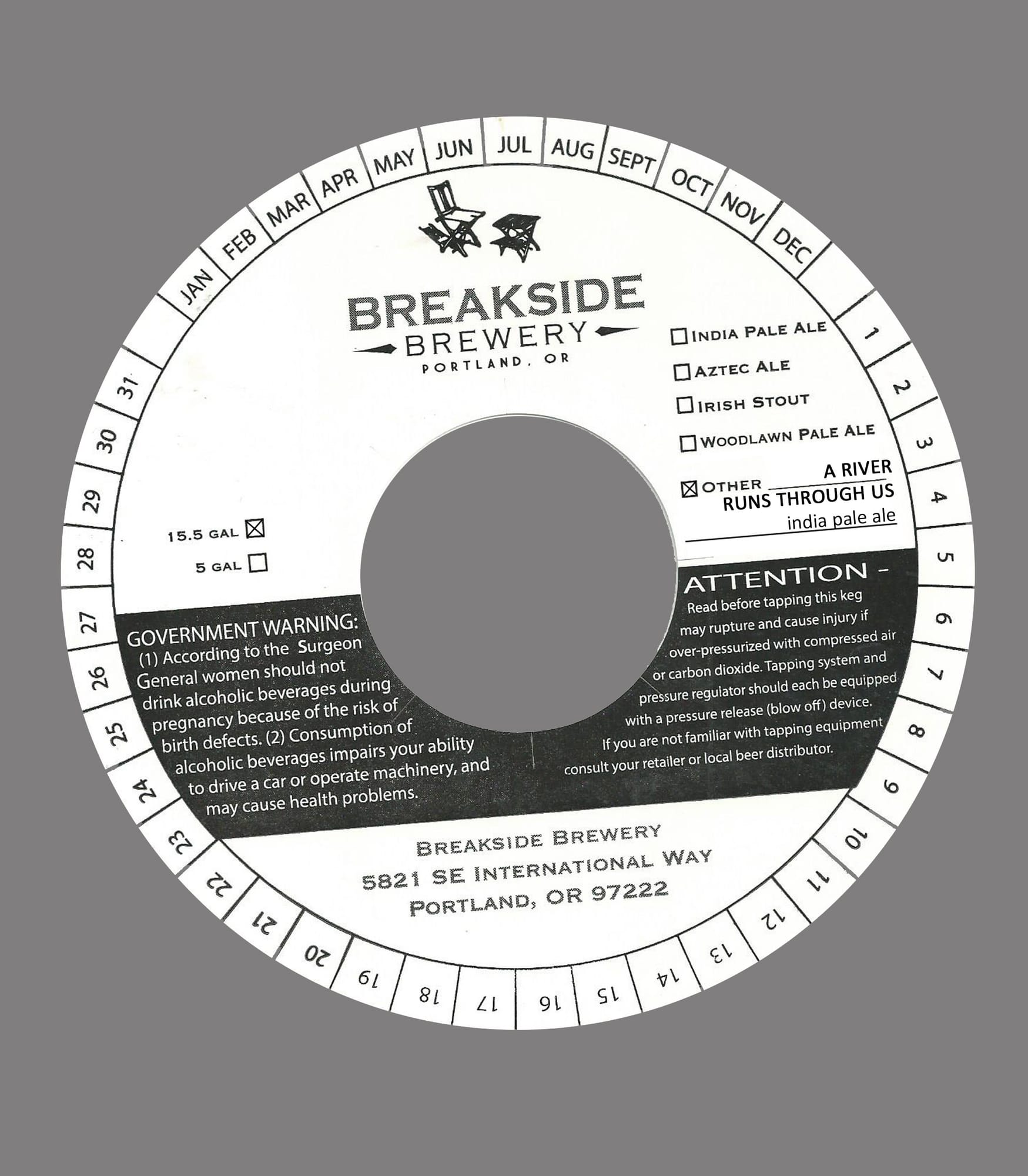 Runs Through Us by Breakside Brewery - beer label