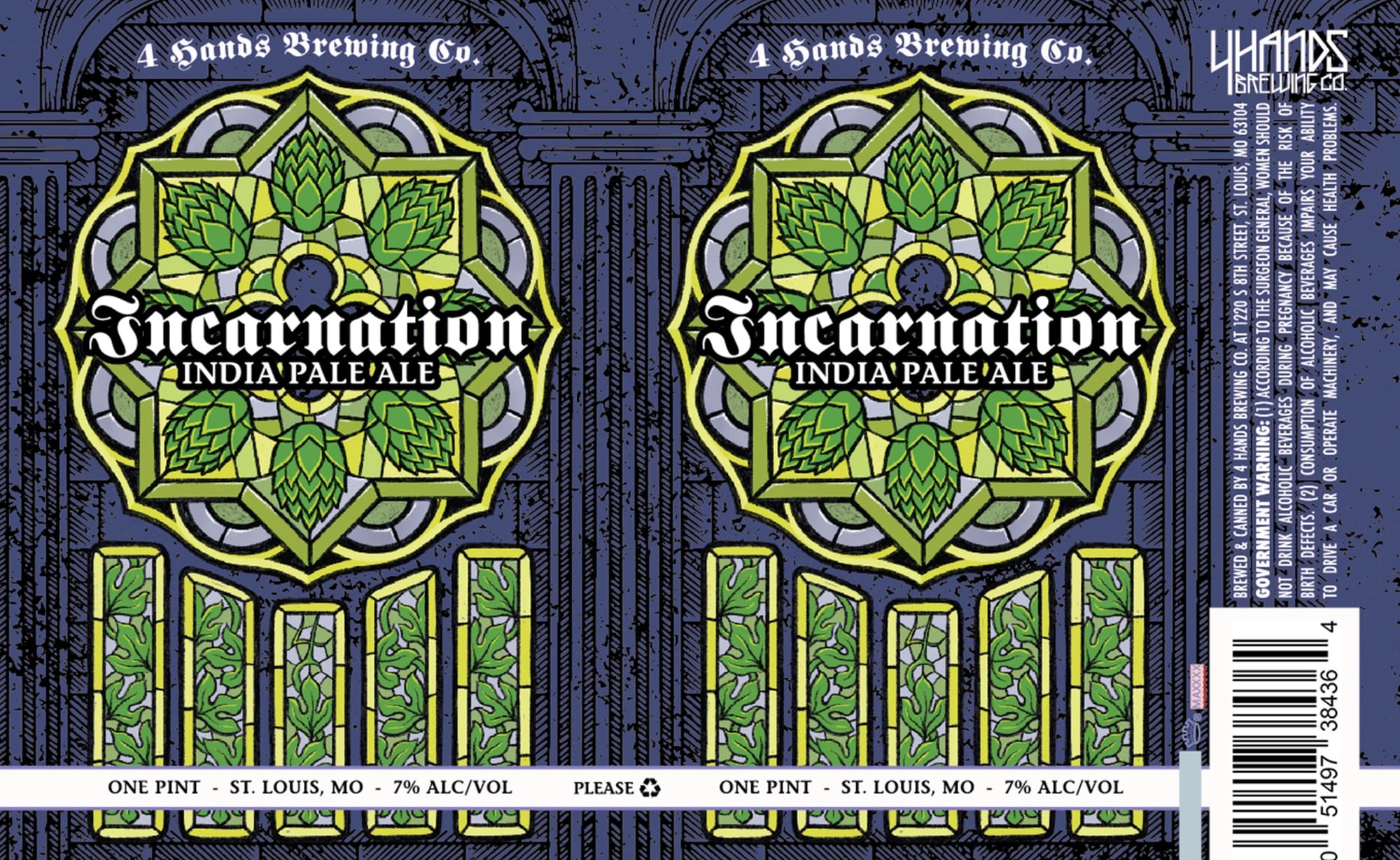 Incarnation by 4 Hands Brewing Co. - beer label