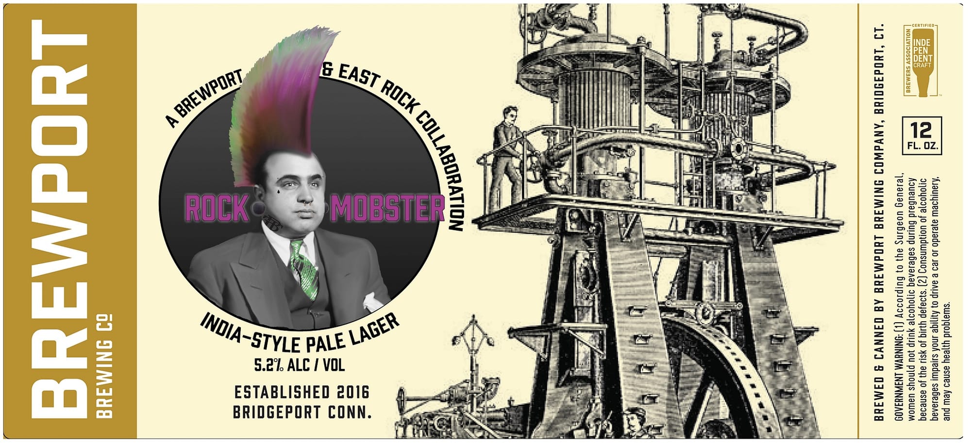 Mobster by Brewport Brewing Co. - beer label
